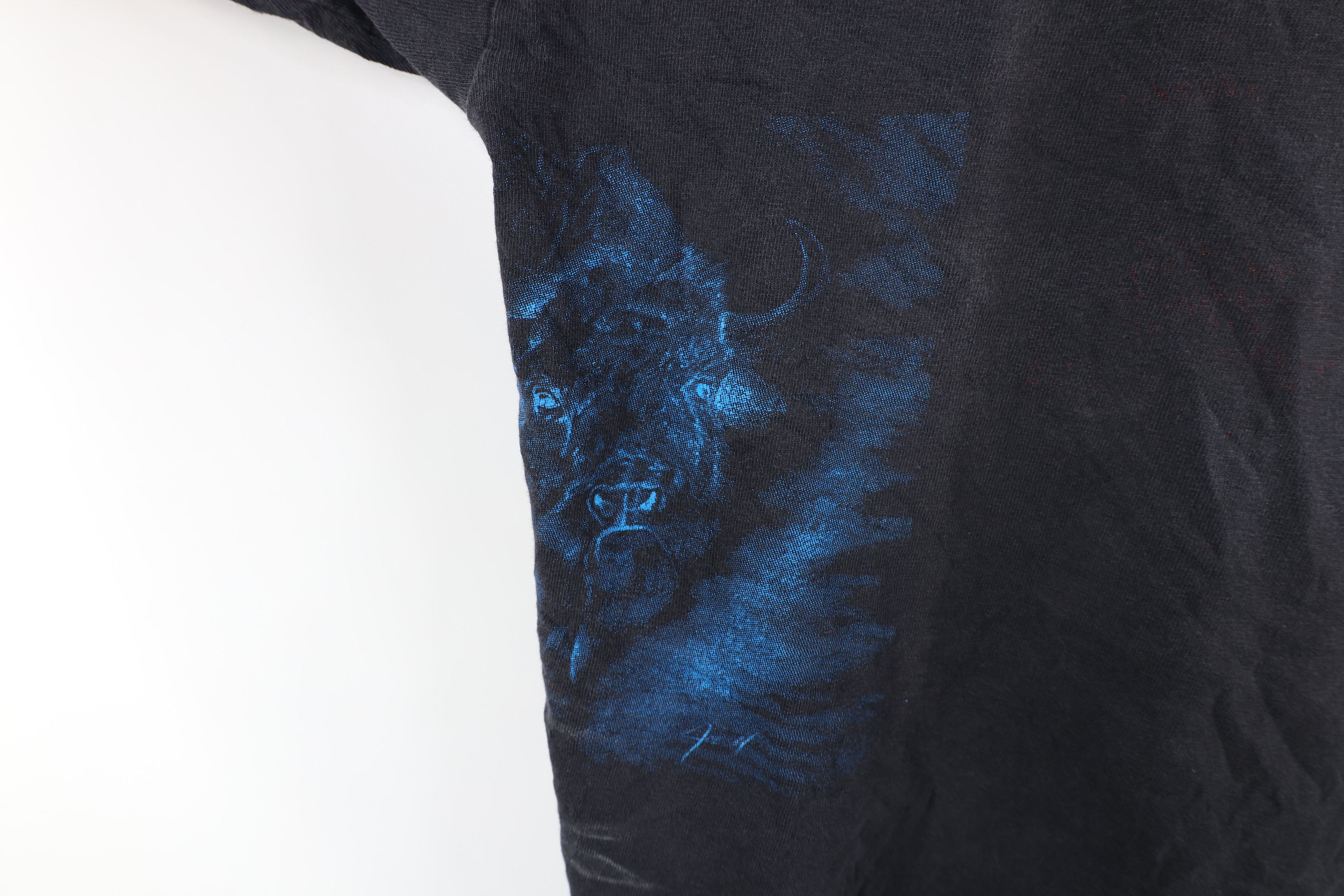Vintage Vintage 90s Print Native American Alliance Buffalo T-Shirt Size US XXL / EU 58 / 5 - 6 Thumbnail