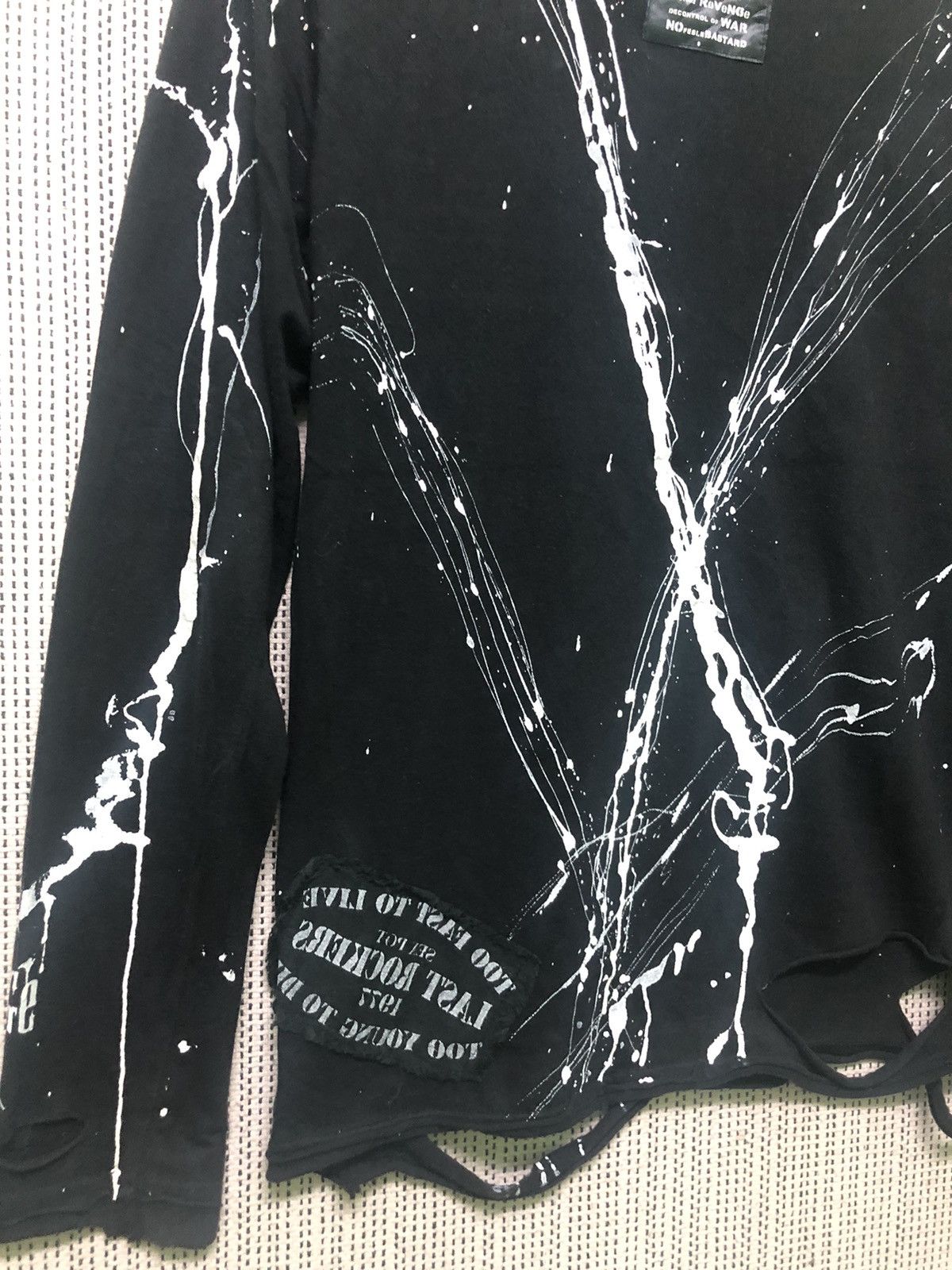 If Six Was Nine × Japanese Brand × Seditionaries Japanese Brand - Mad Punks Skull Anachy Long Sleeve T-shirt Size US M / EU 48-50 / 2 - 8 Thumbnail