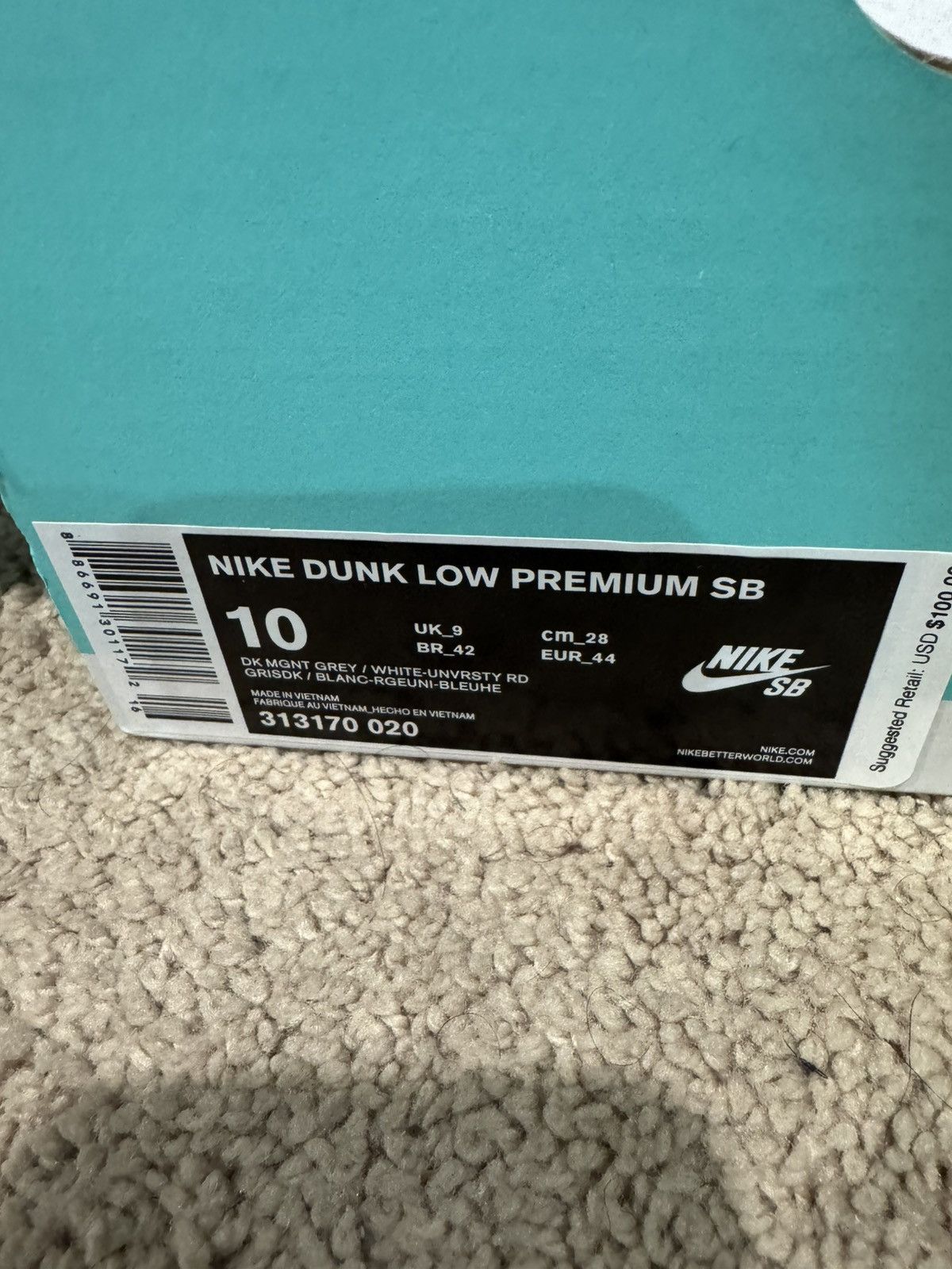 Nike Nike SB Dunk Low Dorothy 2015 Size US 10 / EU 43 - 6 Thumbnail