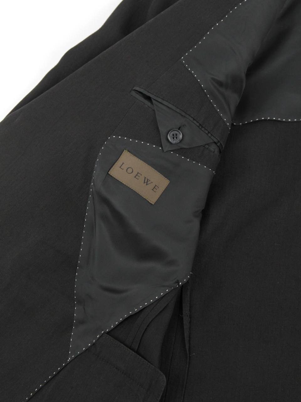 Loewe LOEWE Linen black jacket Size 54R - 7 Thumbnail