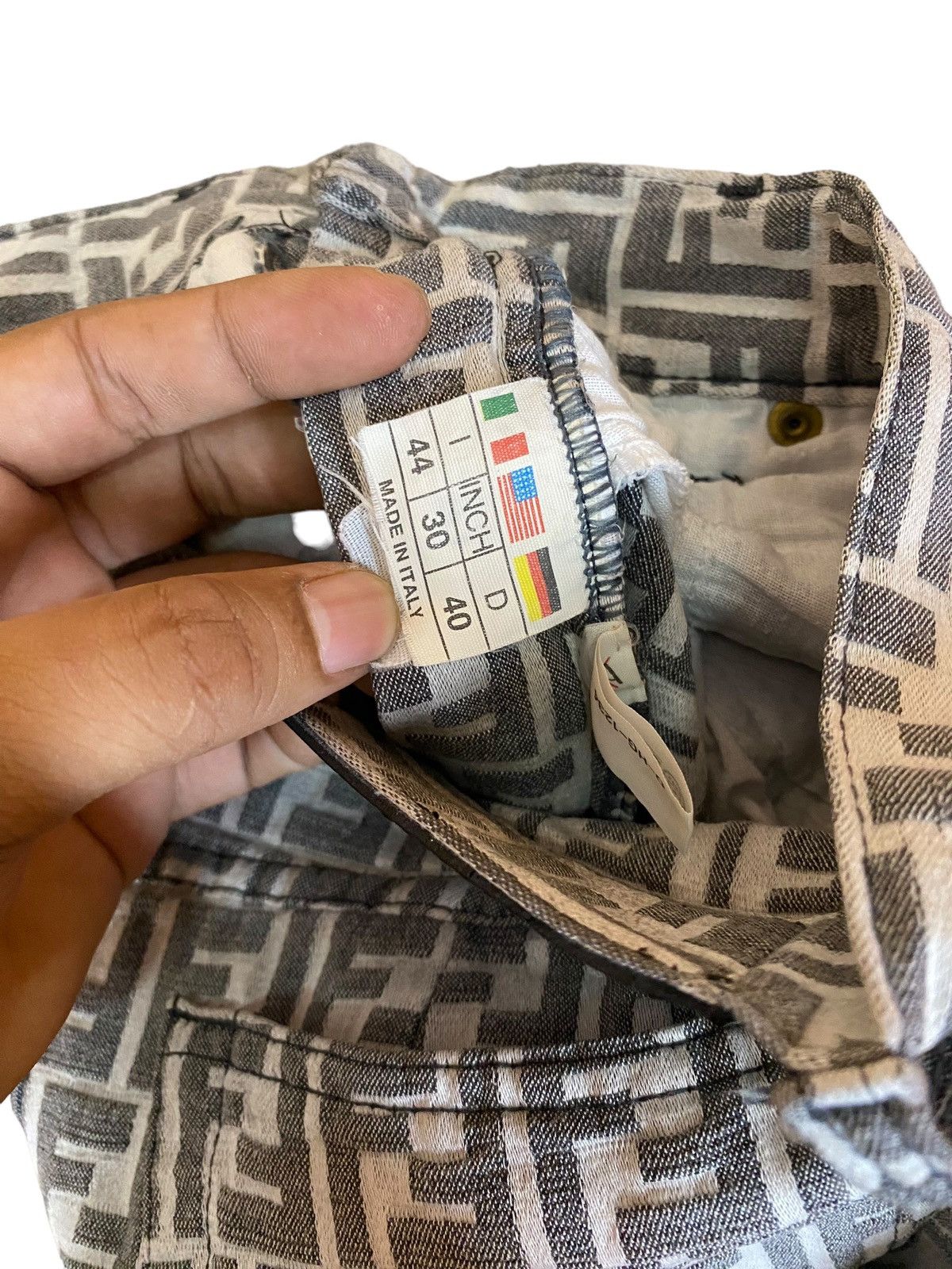 Fendi Vintage fendi pant zucca monogram Size US 28 / EU 44 - 7 Thumbnail