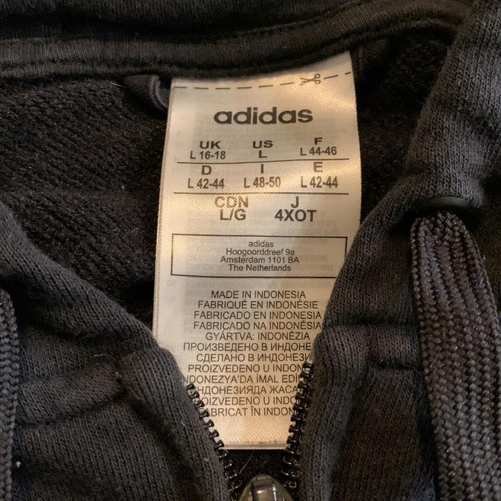 Adidas Adidas hoodie - black and gold Size L / US 10 / IT 46 - 5 Thumbnail
