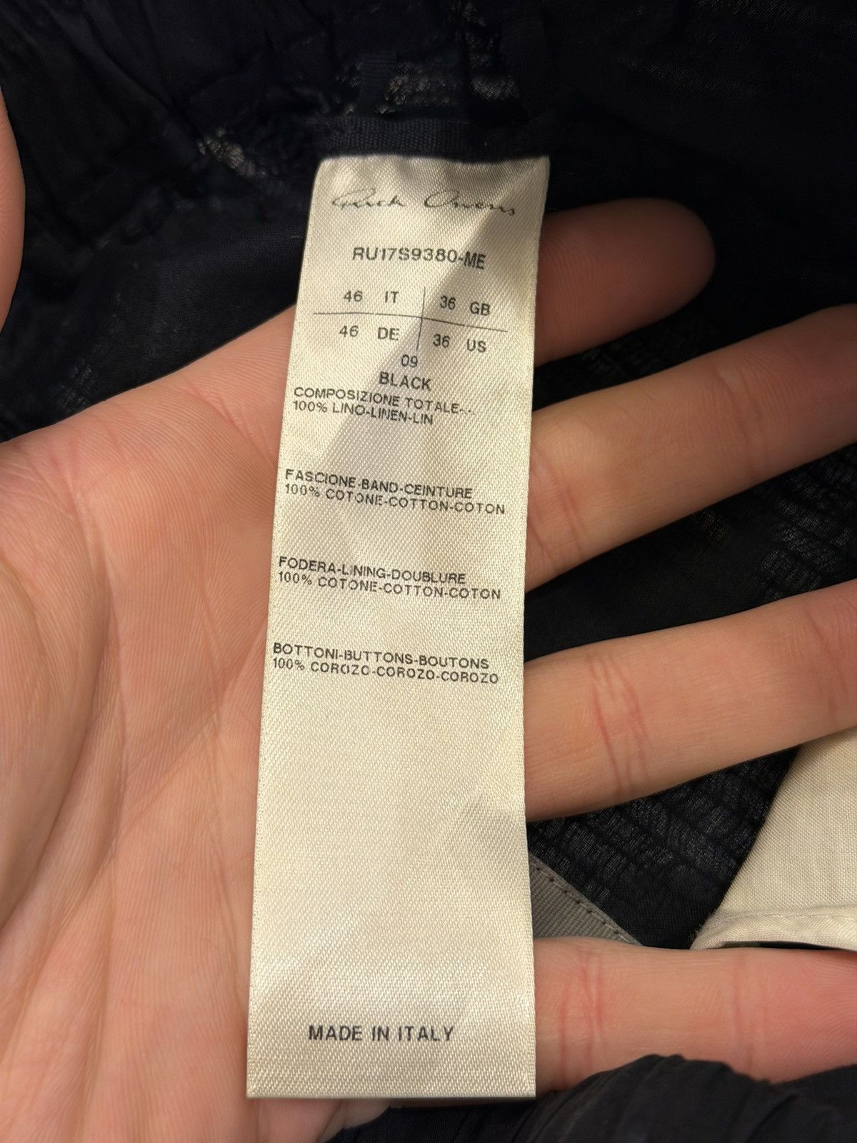 Rick Owens Rick Owens Ghilly Sweats - Black Size US 30 / EU 46 - 4 Thumbnail