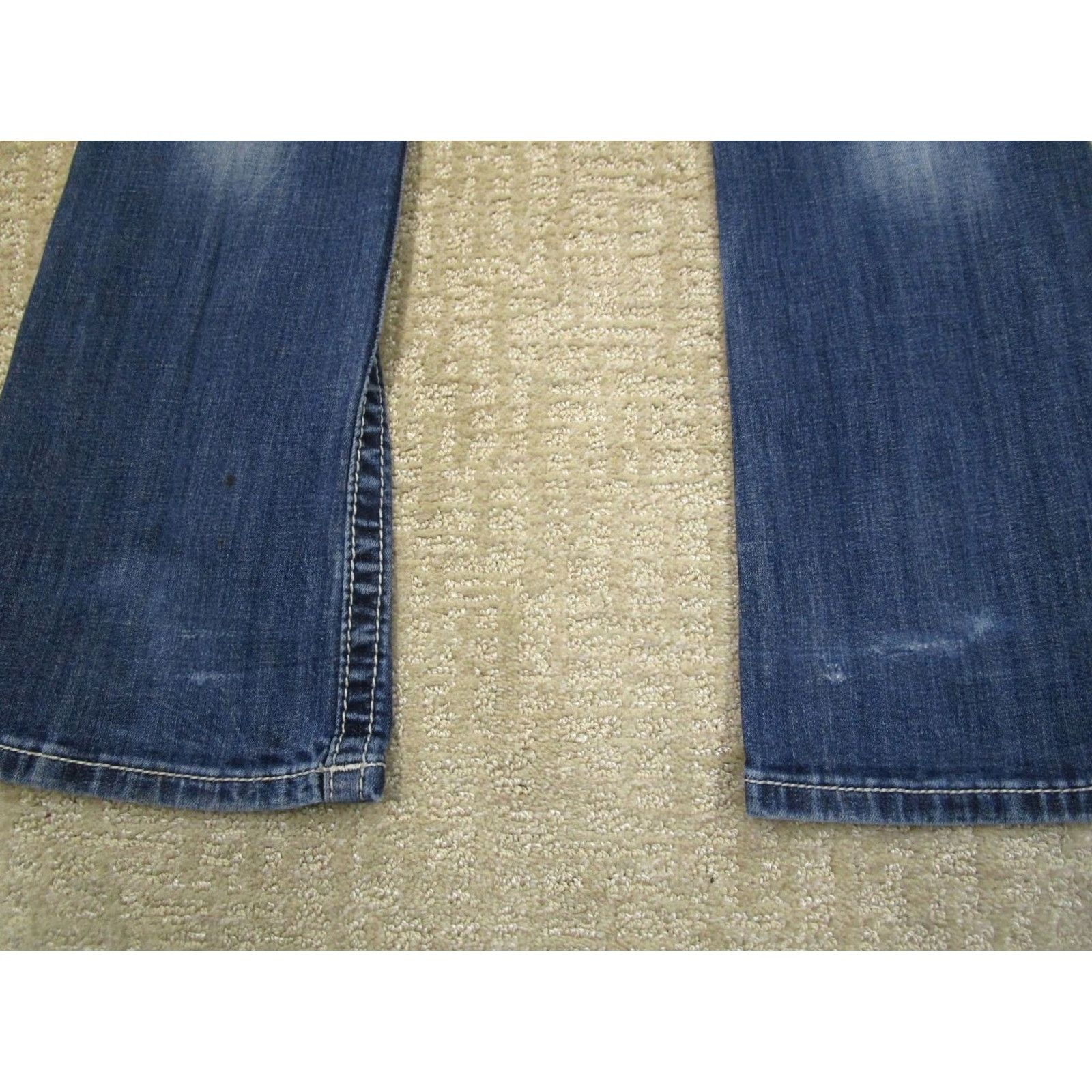 Miss Me Miss Me Jeans Women 26 Blue Low Rise Bootcut Aztec Embellished Denim Casual Slim Regular Womens Size 26" / US 2 / IT 38 - 4 Thumbnail