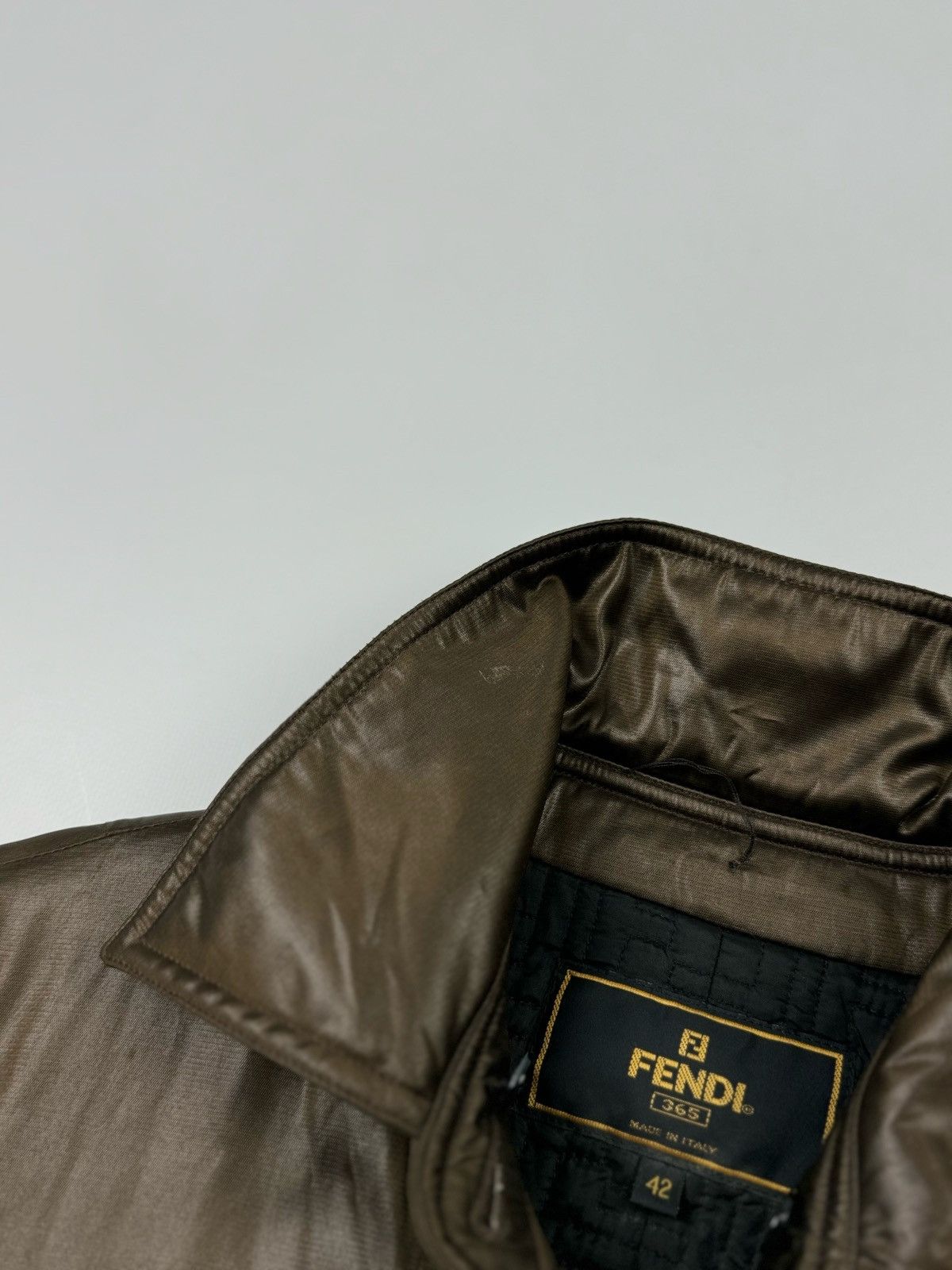 Fendi 1990’s Vintage Fendi 365 Midi Coat Made in Italy Size M / US 6-8 / IT 42-44 - 18 Thumbnail