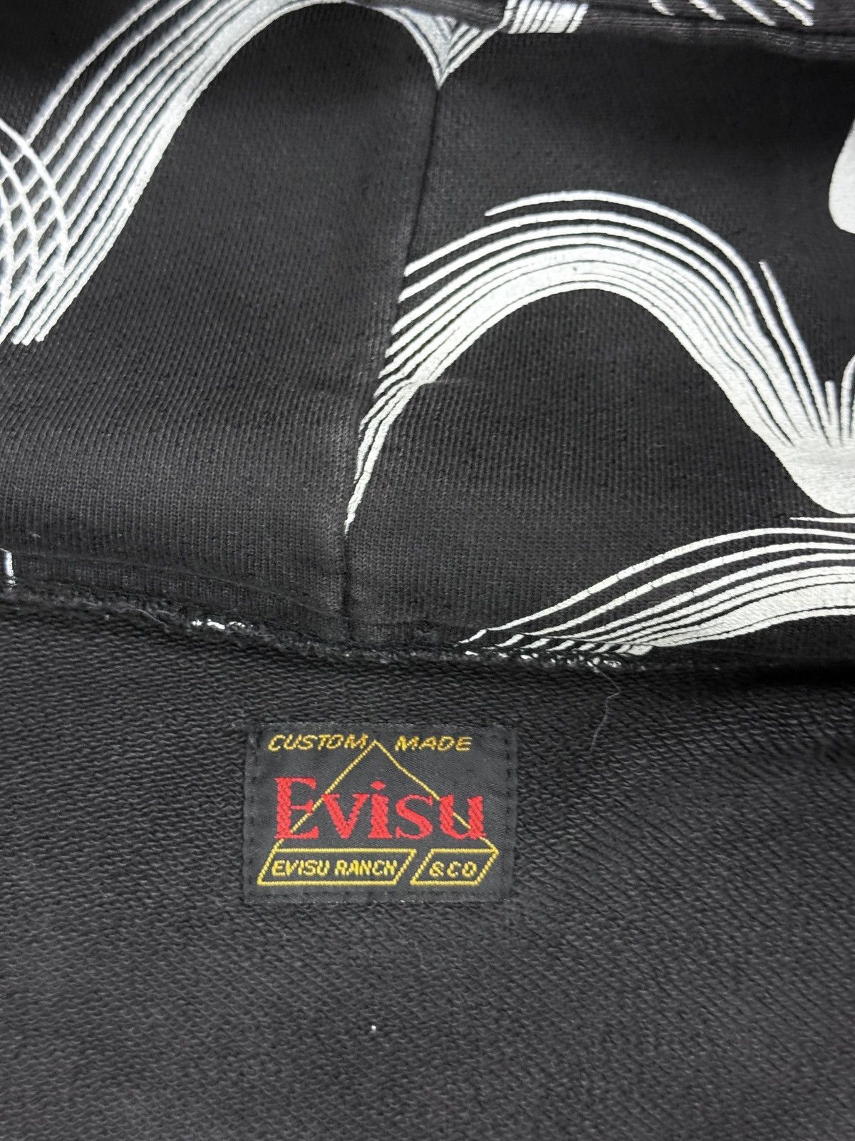 Evisu Evisu zip hoodie black vintage big logo monogra seagulls Y2K Size US XL / EU 56 / 4 - 3 Thumbnail