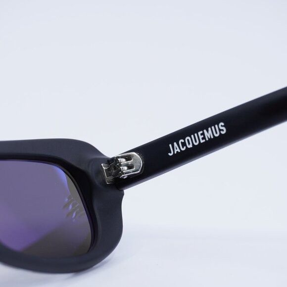 Jacquemus Jacquemus CAPRI JAC/55 C8 Sunglasses Black and White Zebra Size ONE SIZE - 8 Thumbnail