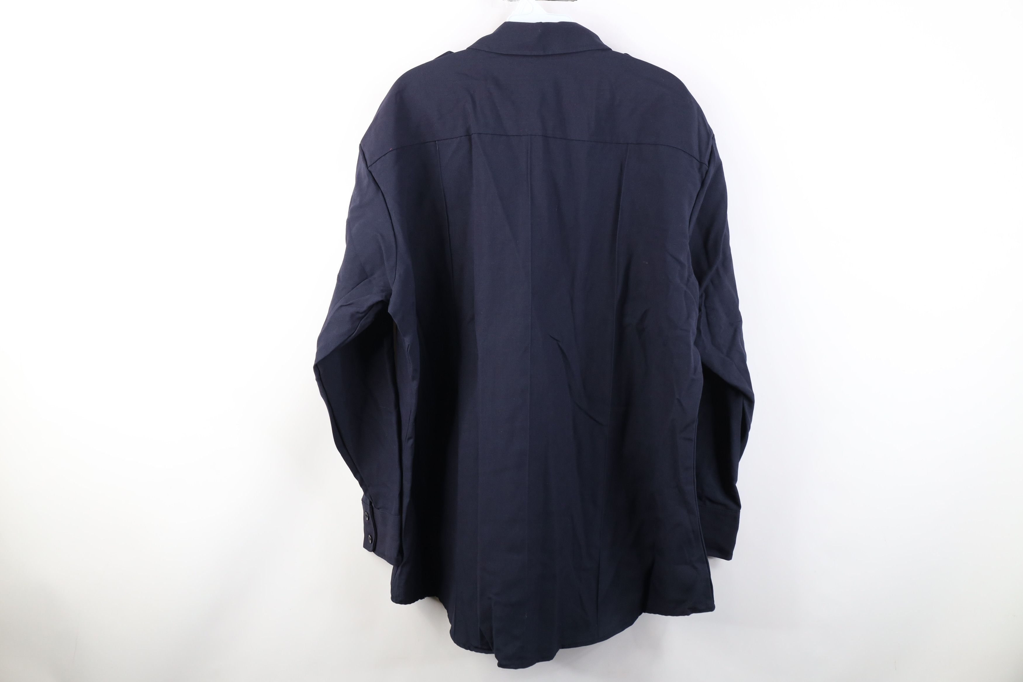 Vintage Vintage 70s Military Gabardine Blend Knit Button Shirt USA Size US M / EU 48-50 / 2 - 12 Thumbnail