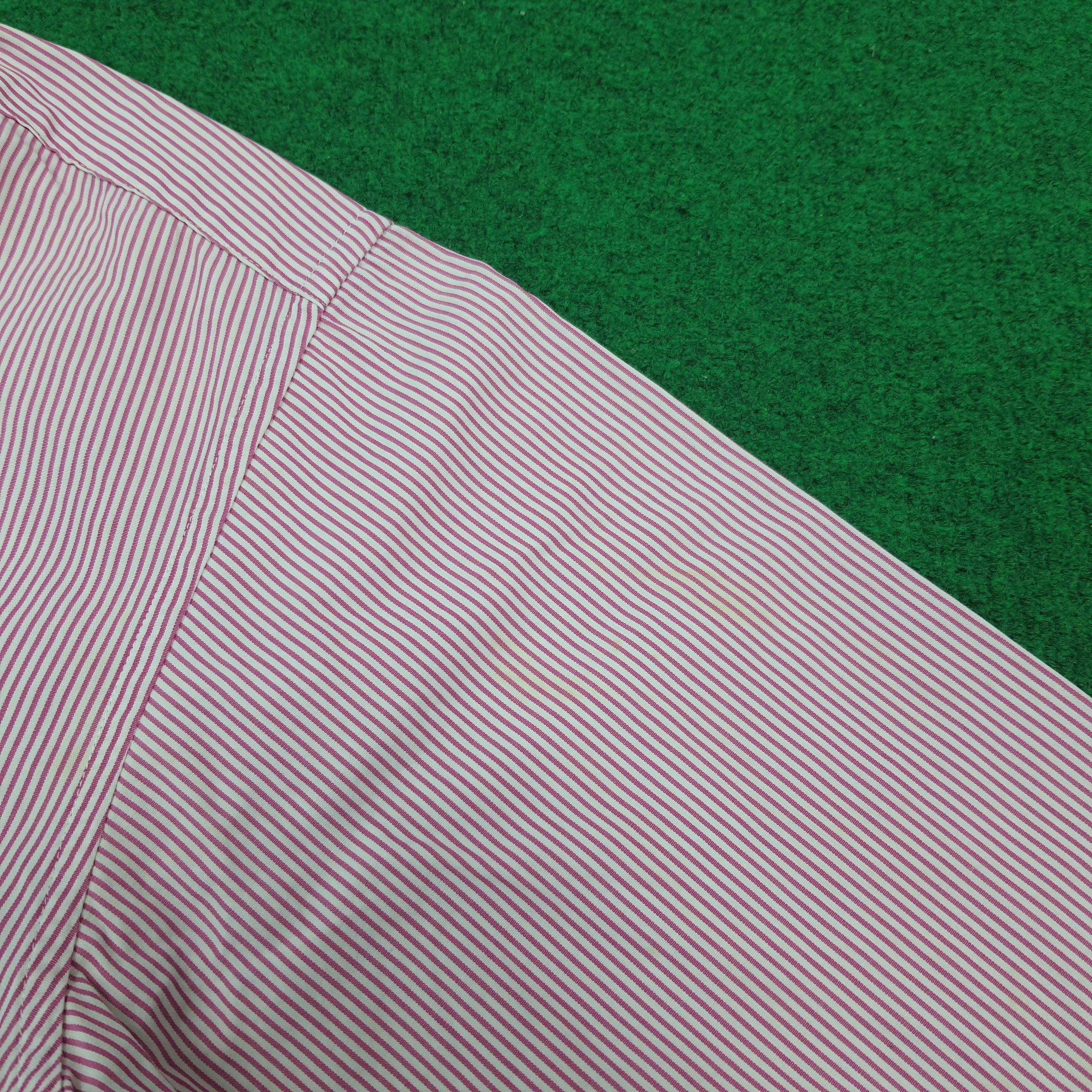 Issey Miyake Issey Miyake Stripped Fire Stitched Buttom Up C294N73 Size US M / EU 48-50 / 2 - 11 Thumbnail