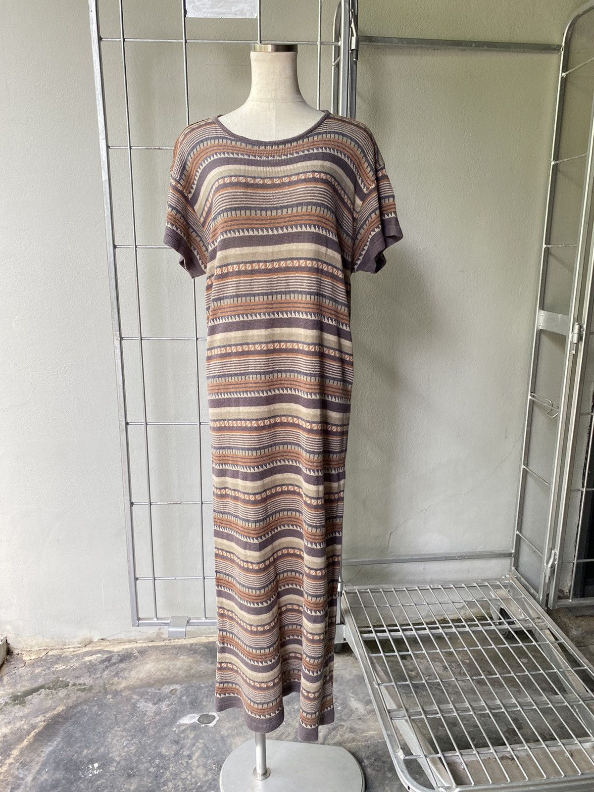 Issey Miyake Issey Miyake vintage knitted dress Size L / US 10 / IT 46 - 12 Thumbnail