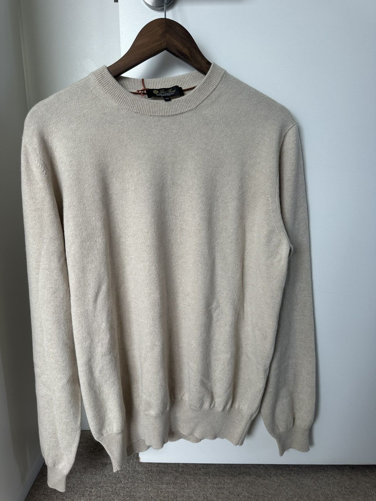 Loro Piana Loro Piana Baby Cashmere Classic Crew - Helichrysum Melange Size US M / EU 48-50 / 2 - 1 Thumbnail