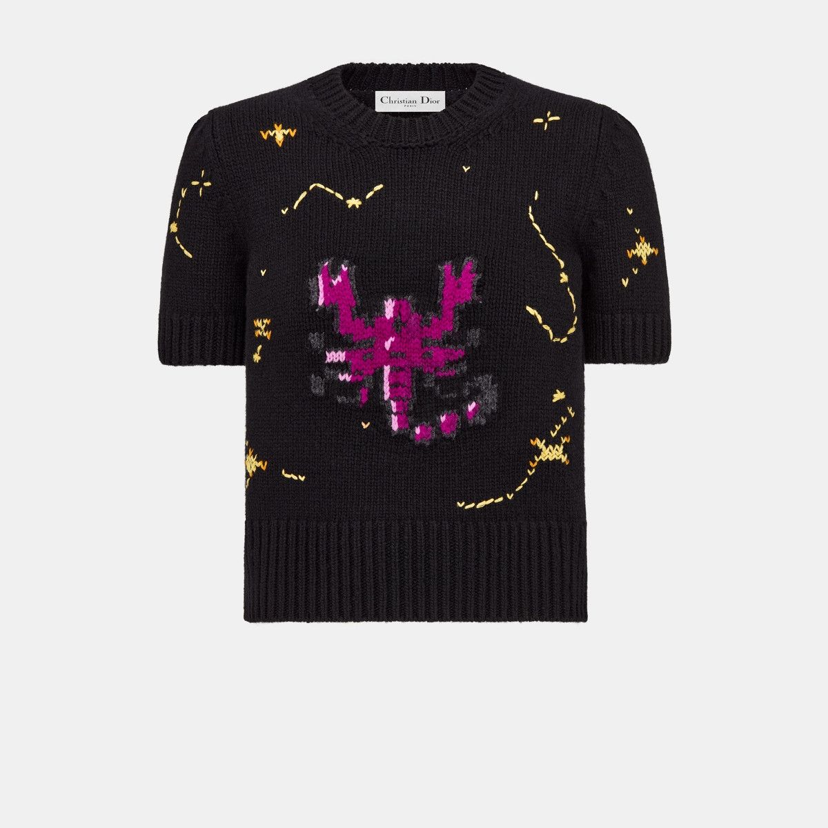 image of Dior O1Bcso1Str0224 T-Shirts In Black, Women's (Size XL)