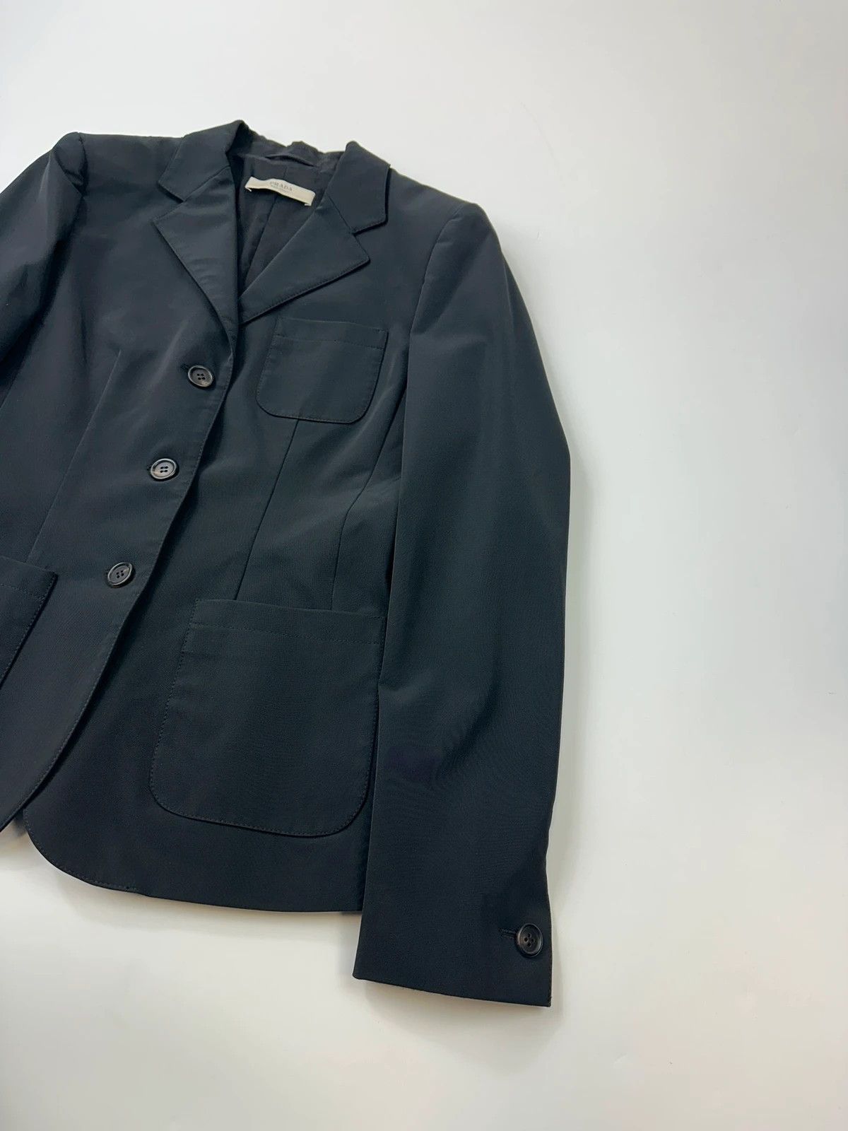 Prada Prada Milano SS2006 Black Elegant Blazer Jacket Size S / US 4 / IT 40 - 2 Thumbnail