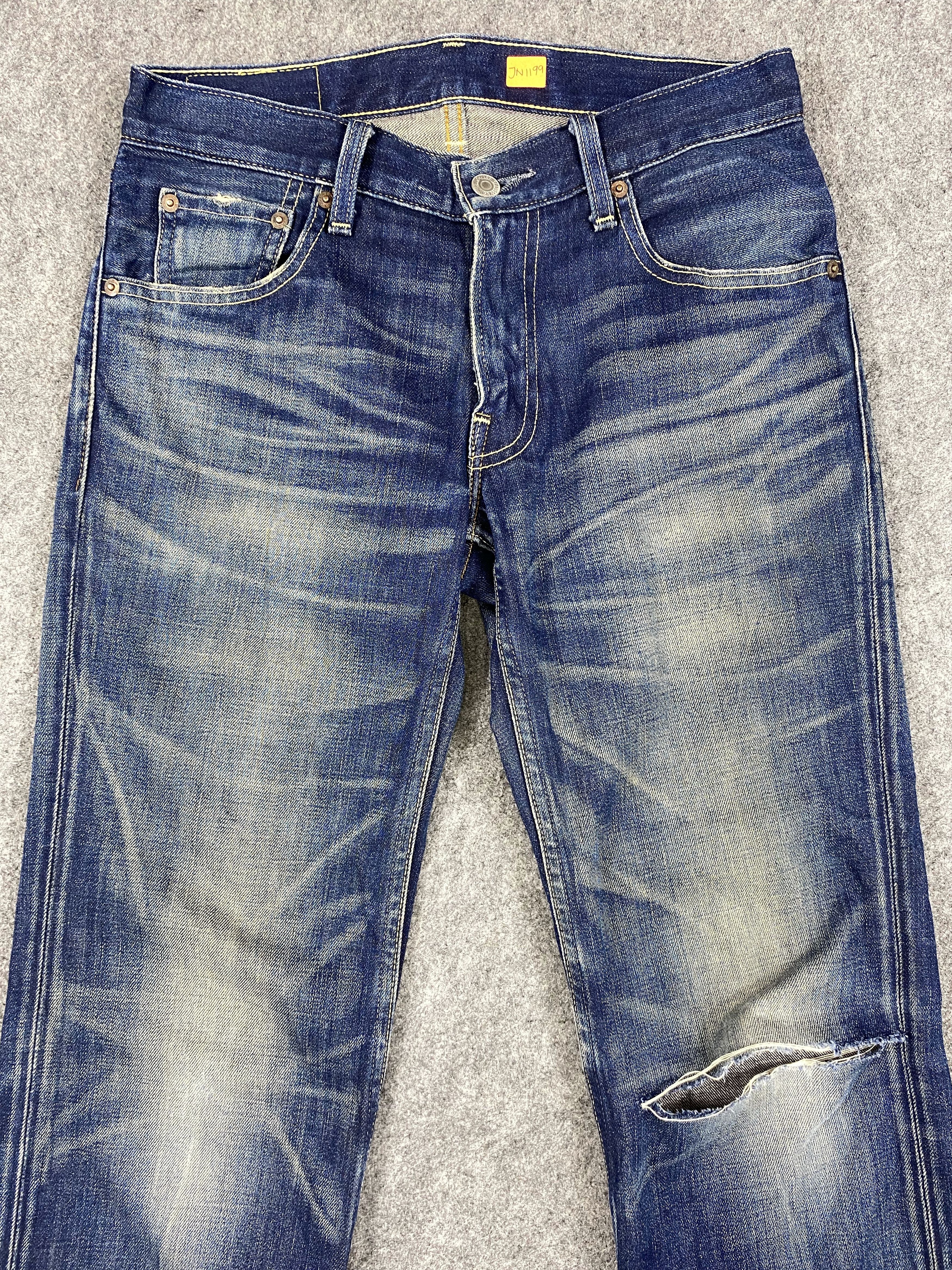 Levi's Blue Distressed Vintage Levi's 502 29x29 Denim -JN1199 Size US 29 - 3 Thumbnail