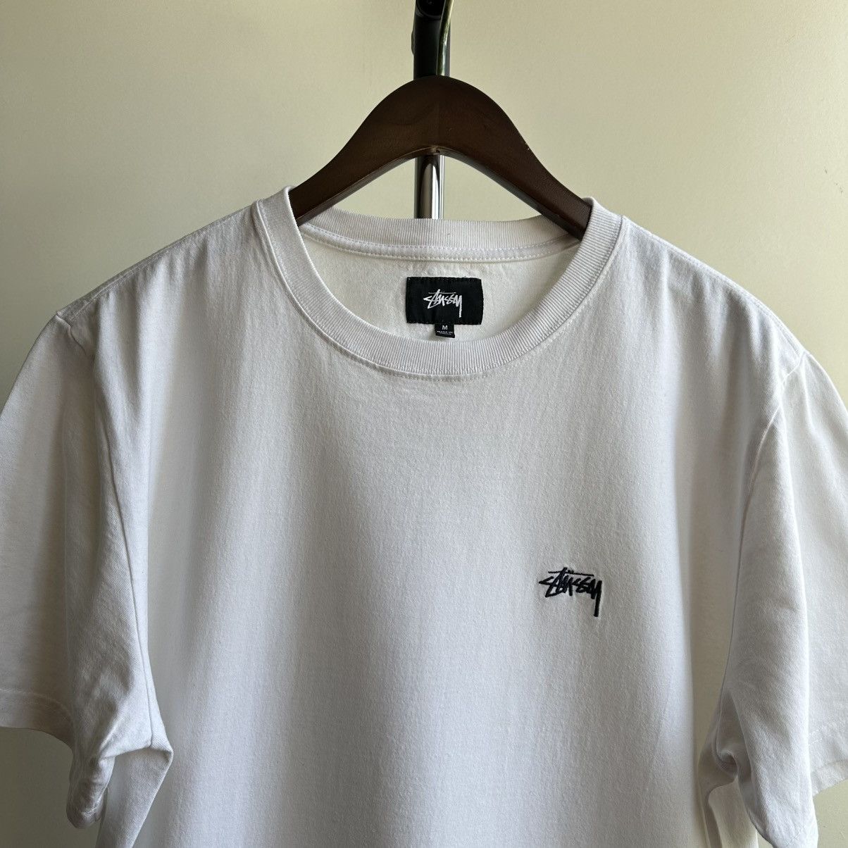 Stussy × Vintage VINTAGE Y2K STUSSY MINI LOGO TEE Size US M / EU 48-50 / 2 - 2 Thumbnail