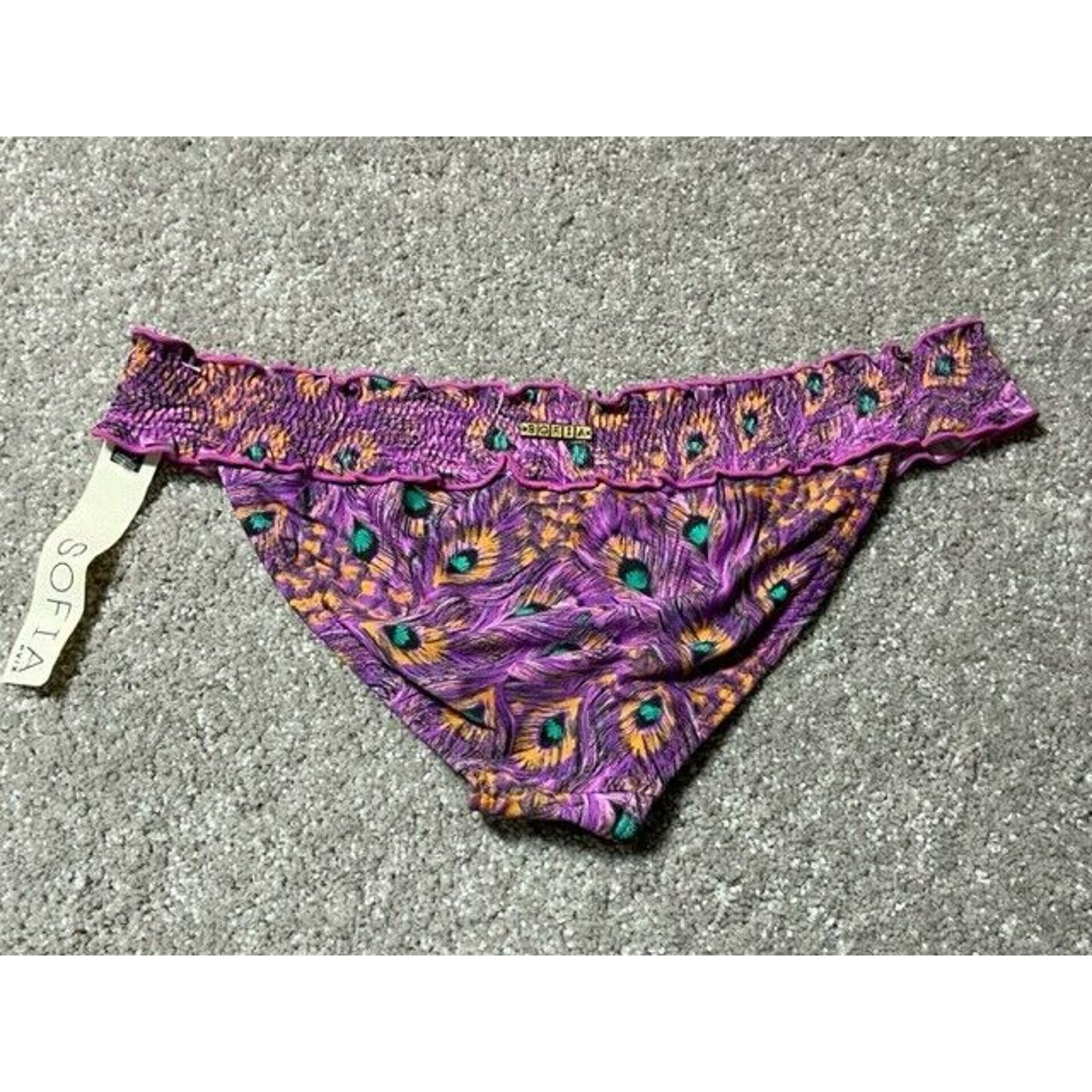 Other Sofia by ViX Peacock Purple Bikini Bottom S San Isidro Swim Size S / US 4 / IT 40 - 2 Thumbnail