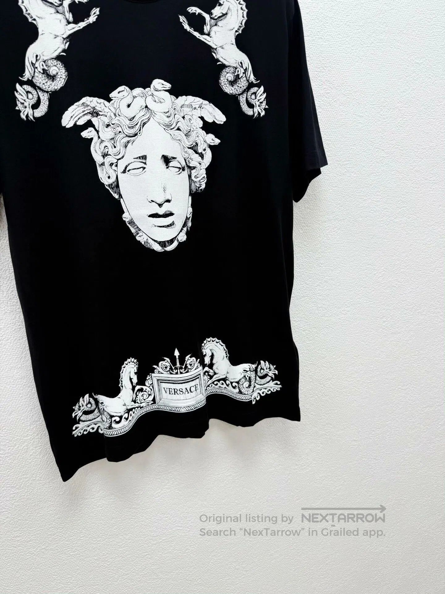 Versace VERSACE Cotton Short Sleeve T-Shirt. Size US L / EU 52-54 / 3 - 4 Thumbnail