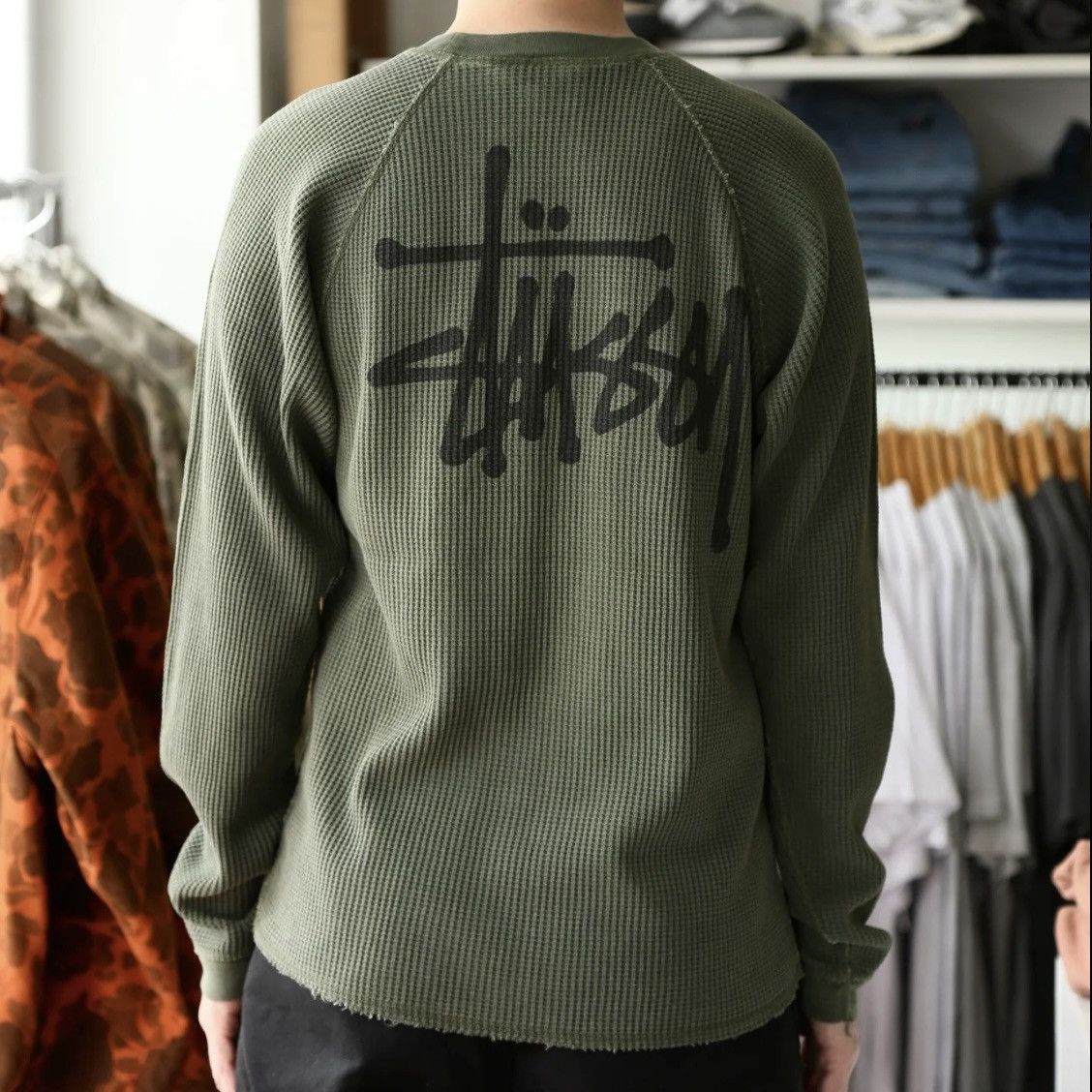 Streetwear × Stussy Stussy Raglan Thermal L/S Crew | Grailed Streetwear × Stussy Stussy Raglan Thermal L/S Crew | Grailed