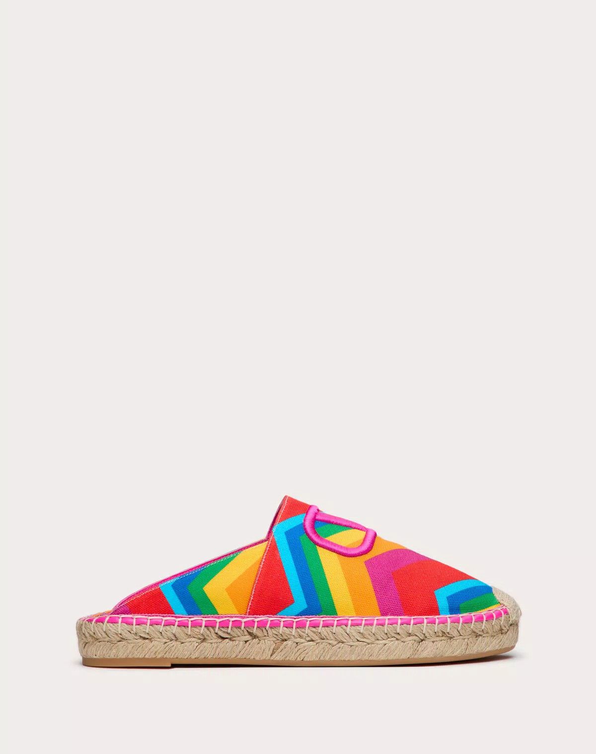 Valentino o1s1wg110625 Escape Mule in Canvas in Multicolor Size US 11 / IT 41 - 1 Thumbnail