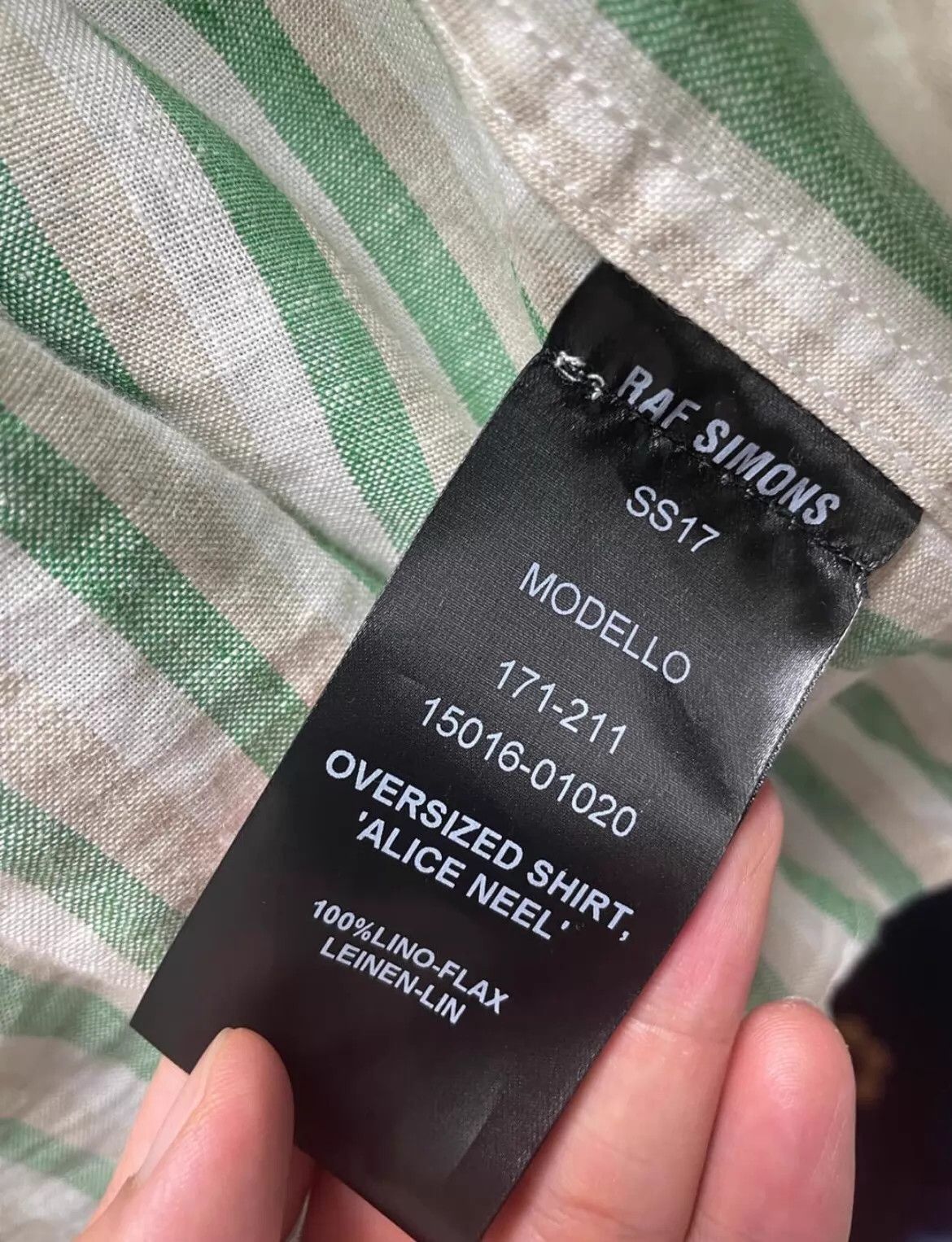 Raf Simons Raf Simons 17ss Robert Runway 44 Rare Small Size US S / EU 44-46 / 1 - 5 Thumbnail