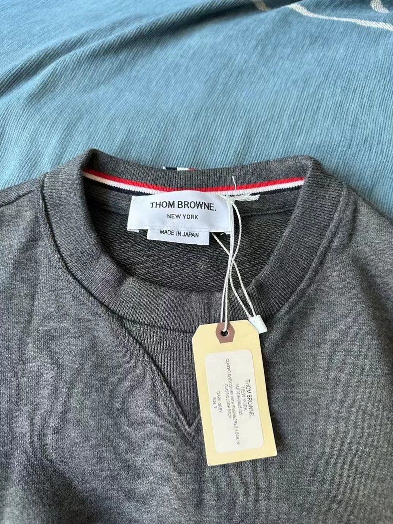 Thom Browne Thom browne Dark gray knitted sweatshirt 2503-Nextarrow Size US L / EU 52-54 / 3 - 2 Thumbnail
