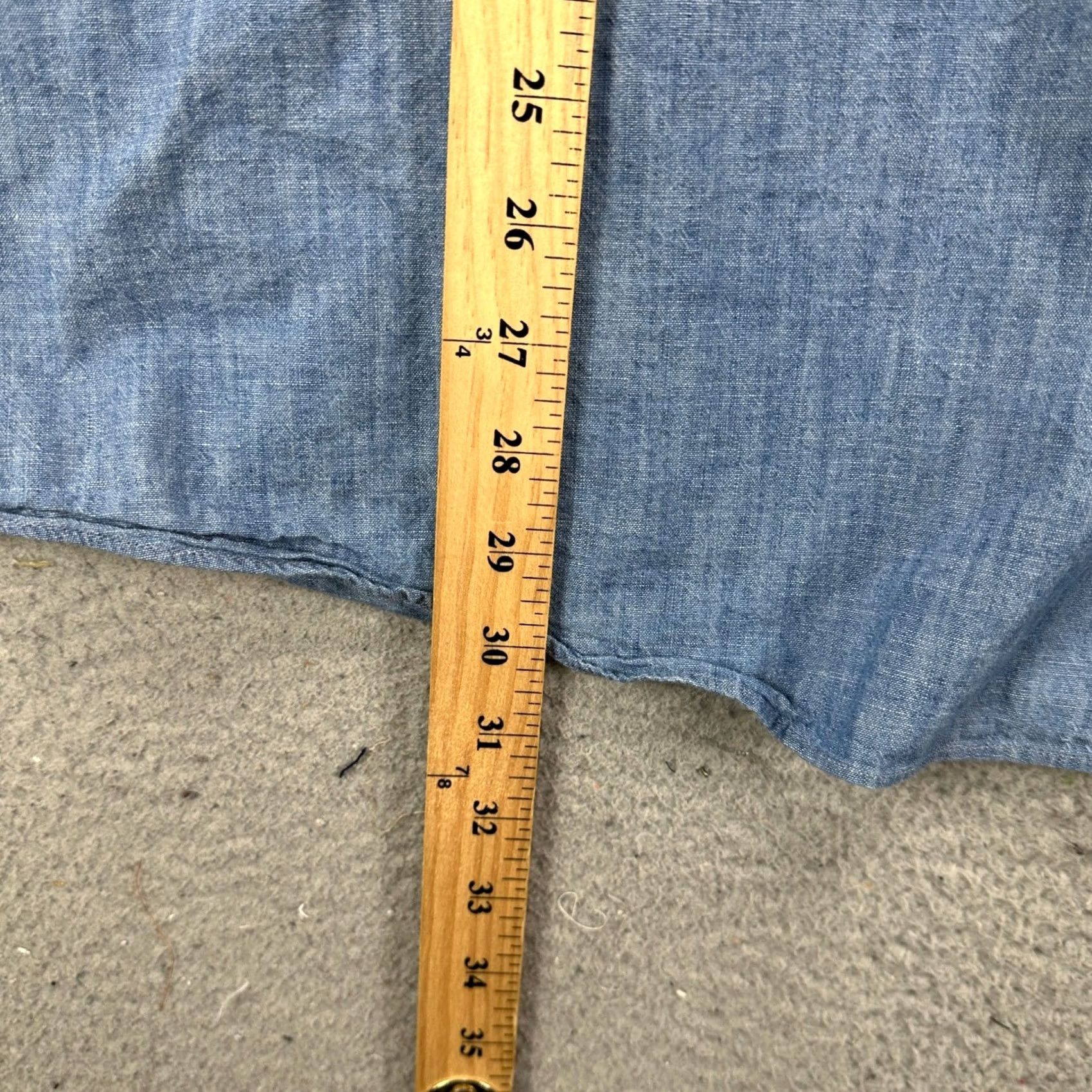 UNTUCKit UNTUCKit Shirt Button Up Men 3XL Big Tall Blue Long Sleeve Pocket Outdoor Casual Shirt Size US XXL / EU 58 / 5 - 6 Thumbnail