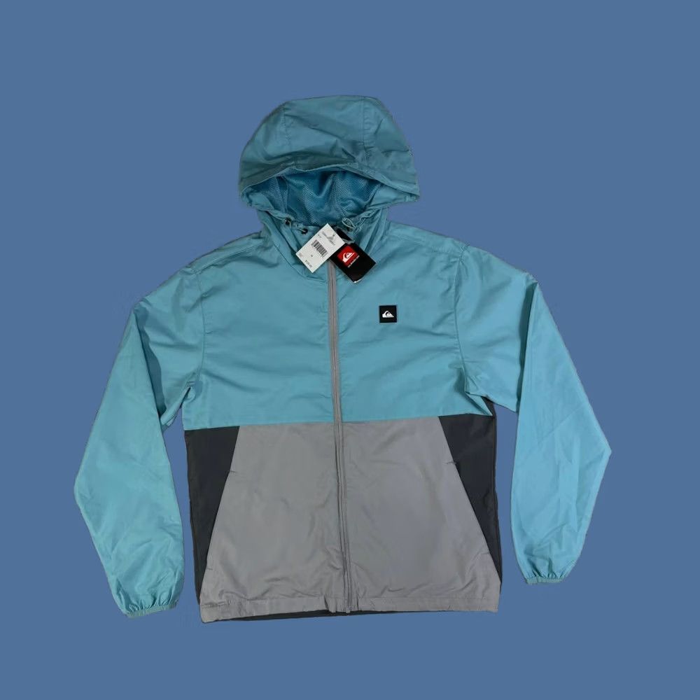 Quiksilver Quiksilver Packable Windbreaker Jacket Blue Full Zip Men's Medium Size US M / EU 48-50 / 2 - 1 Thumbnail
