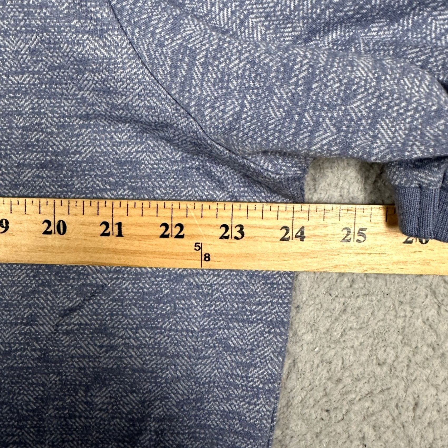 Vintage Robert Barakett Polo Shirt Mens 2XL Blue Herringbone Short Sleeve Golf Rugby Polo Shirt Mens 2XL Blue Size US XXL / EU 58 / 5 - 6 Thumbnail
