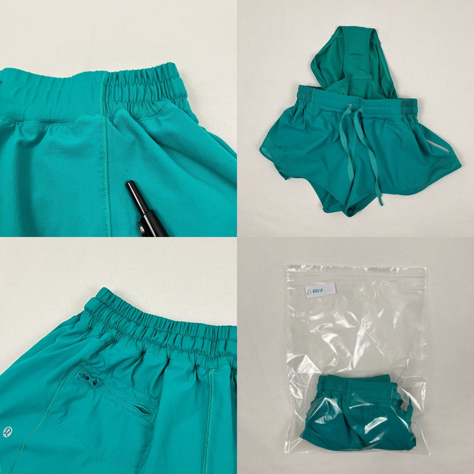 Lululemon Lululemon Hotty Hot Shorts Womens Sz 10 x 2.5" Lined Viridian Green Active Run Size 26" / US 2 / IT 38 - 8 Thumbnail