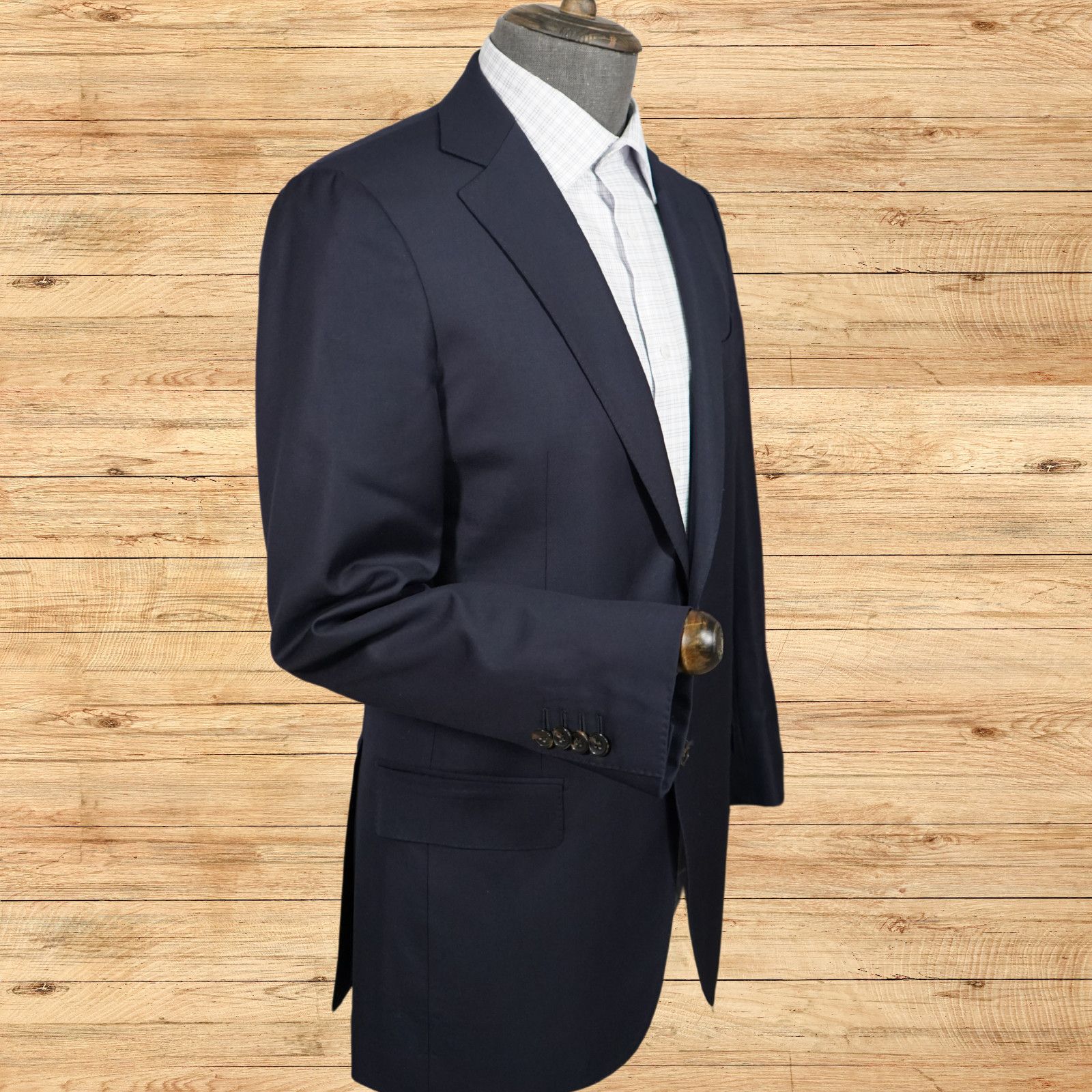 Suitsupply Suitsupply Suit Jacket Mens 36R Navy Super 110s Wool Vitale Size 36R - 2 Thumbnail