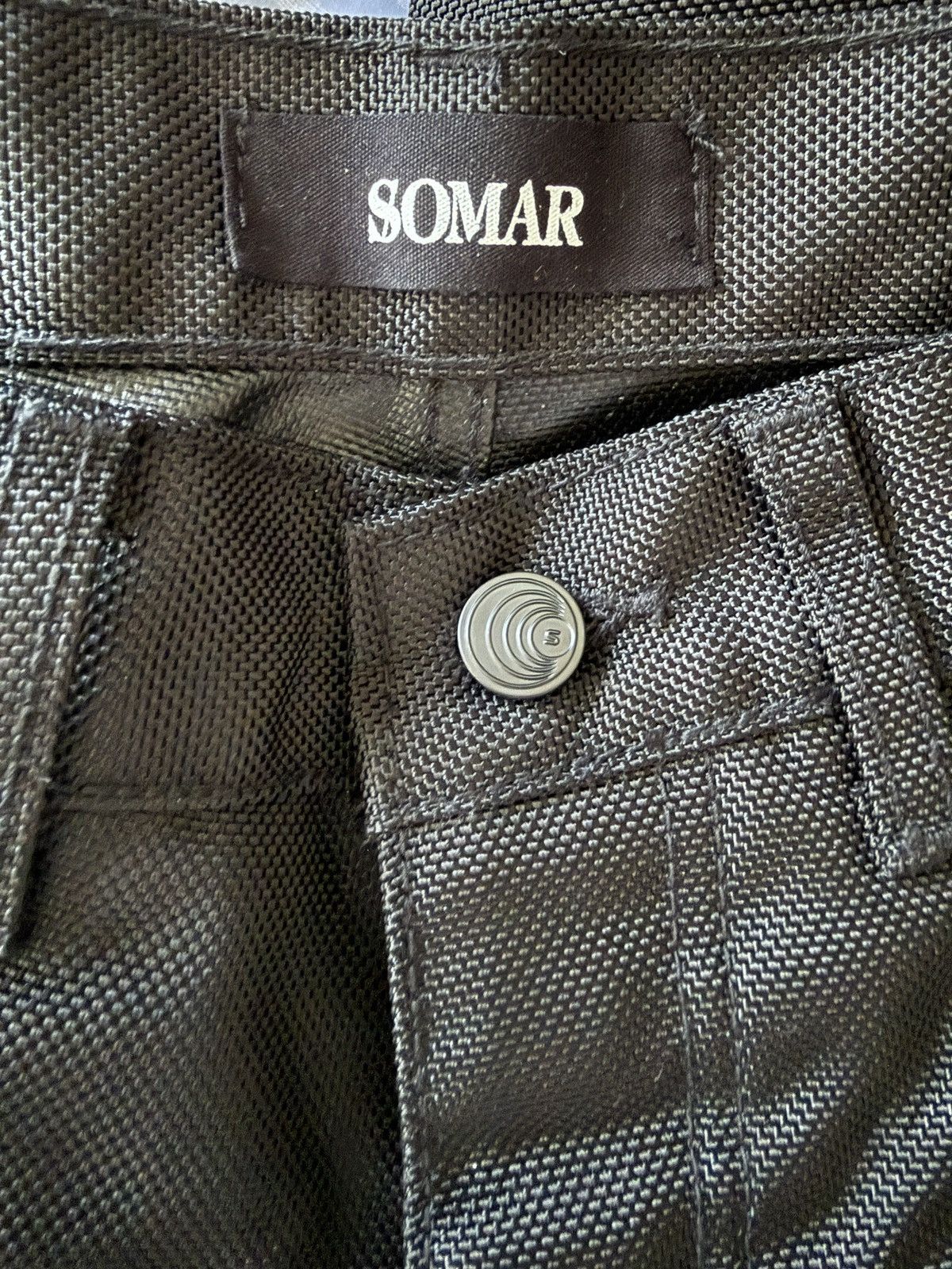 Somar Somar 32W Ahab Cordura Ballistic Nylon black wide leg pants Size US 32 / EU 48 - 3 Thumbnail