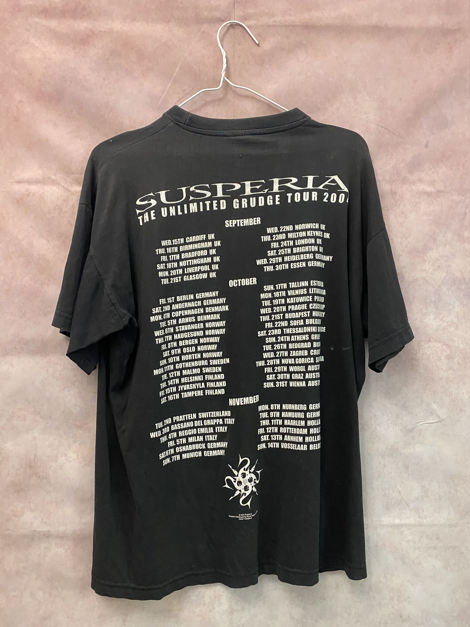 Band Tees × Vintage Susperia The Unlimited Grudge Tour 2004 Tees T-Shirt Size US L / EU 52-54 / 3 - 3 Thumbnail