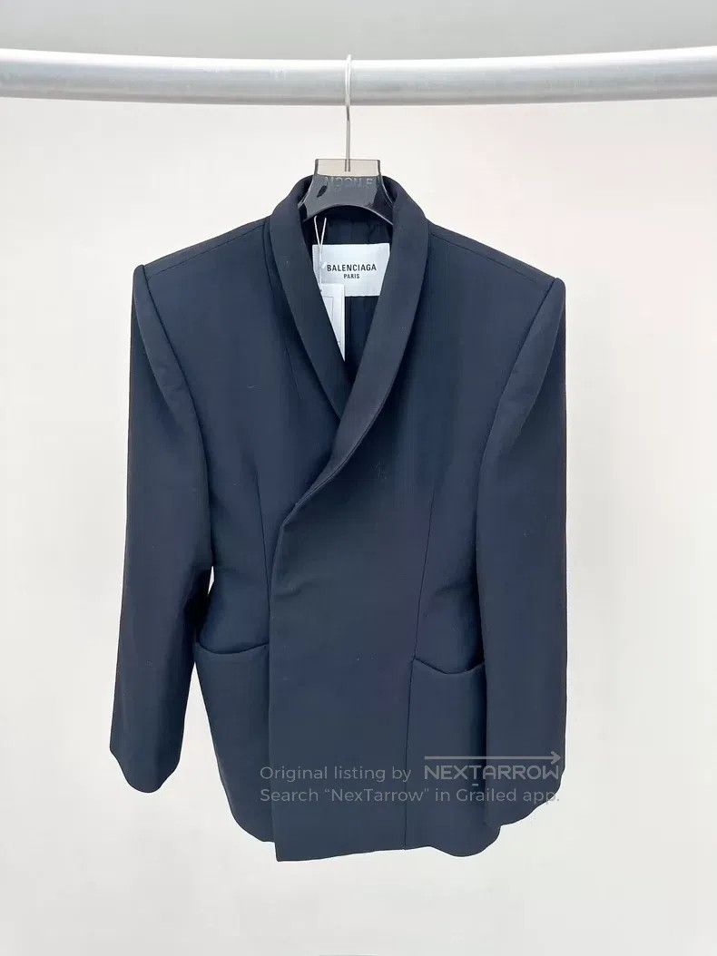 Balenciaga Balenciaga Black oversized blazer Size XS / US 0-2 / IT 36-38 - 1 Thumbnail