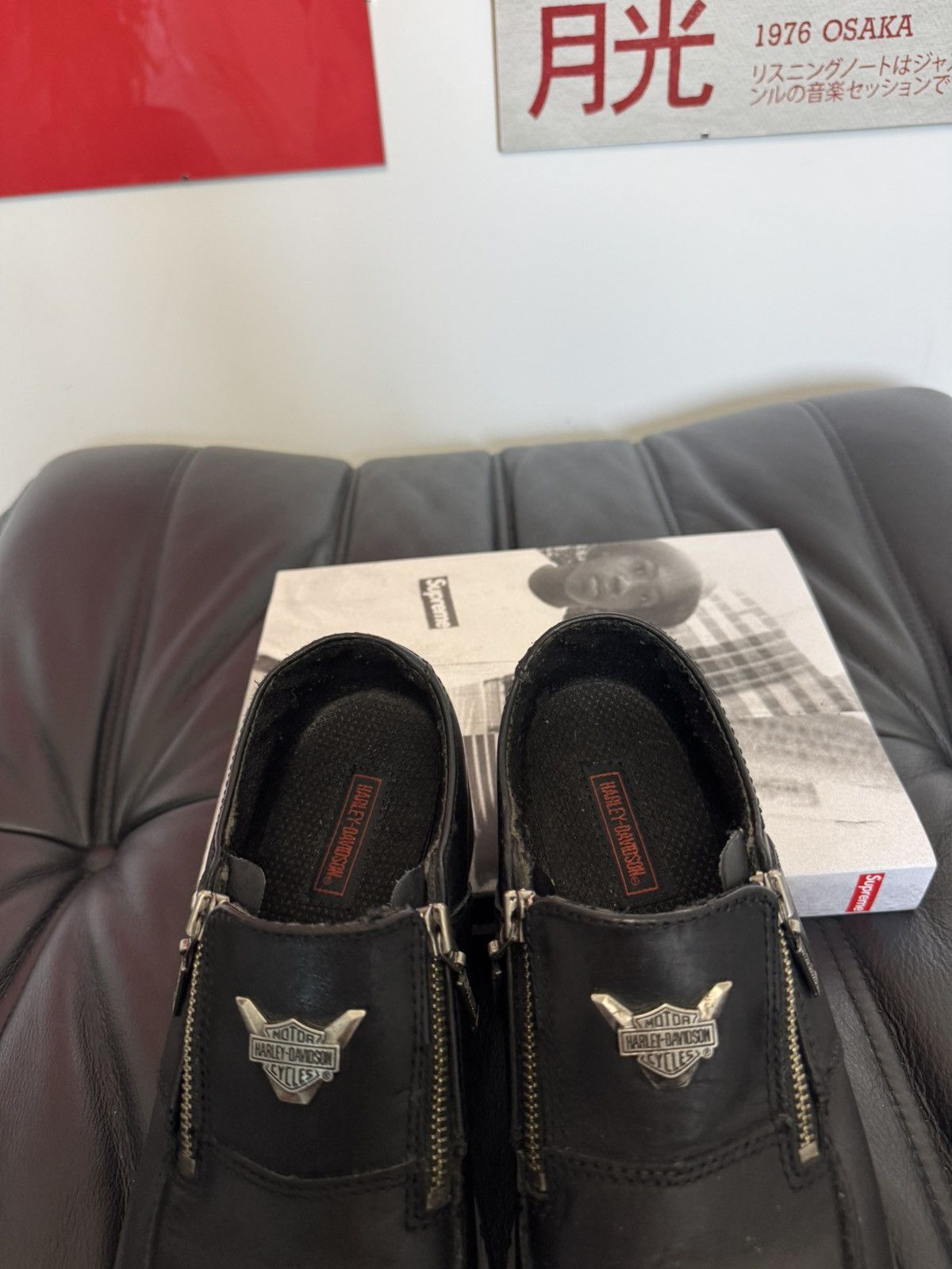 Harley Davidson Vintage Harley Davidson Leather Derby Boots Low Avant Garde Size US 8.5 / EU 41-42 - 7 Thumbnail
