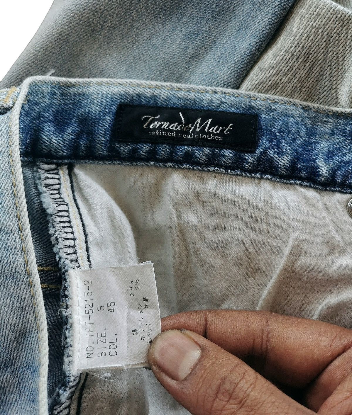 Tornado Mart Tornado Mart Distressed Jeans Made In Japan Size US 30 / EU 46 - 8 Thumbnail