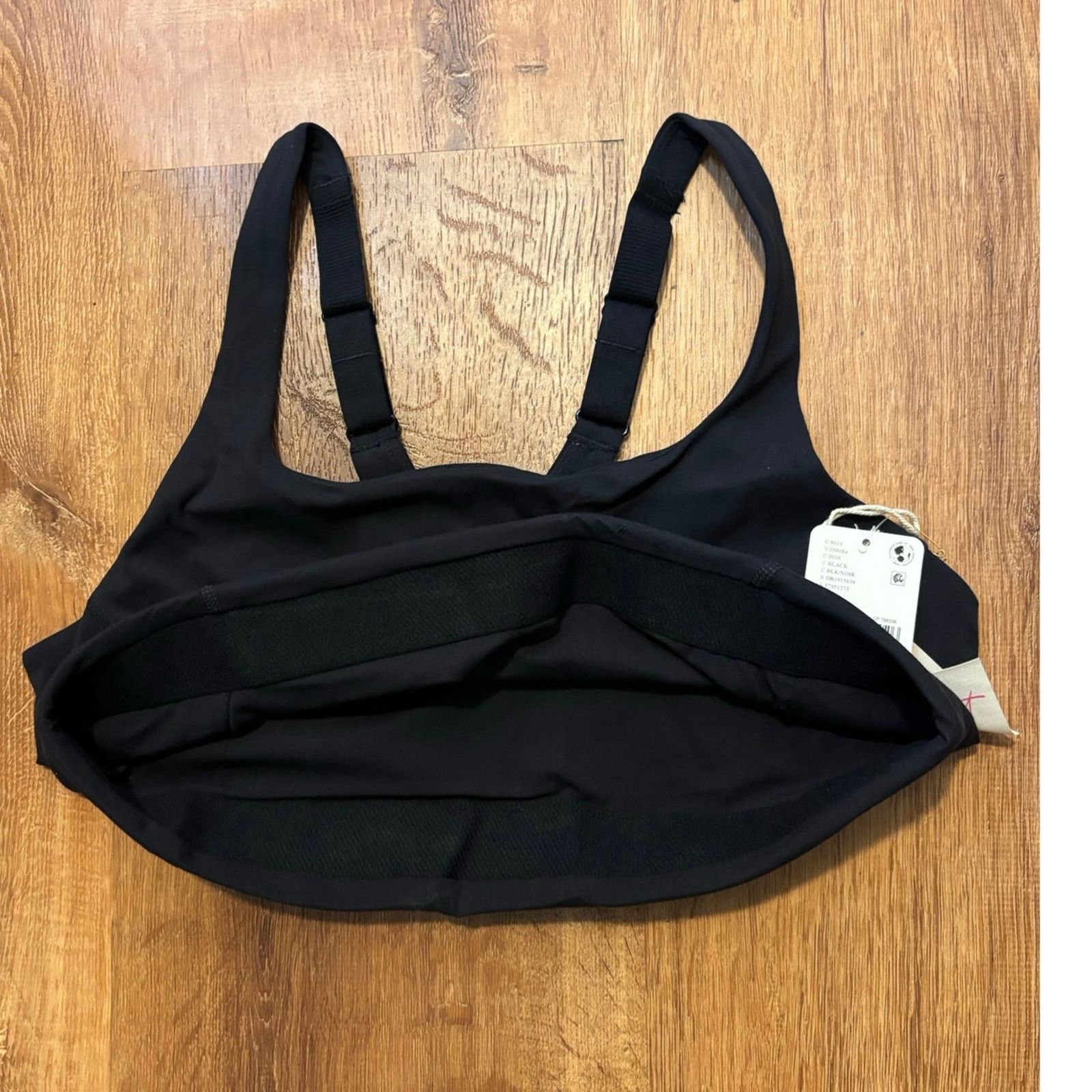 Free People NWT Free People x Hatch Square Neck Maternity Bra Black M Size ONE SIZE - 4 Thumbnail
