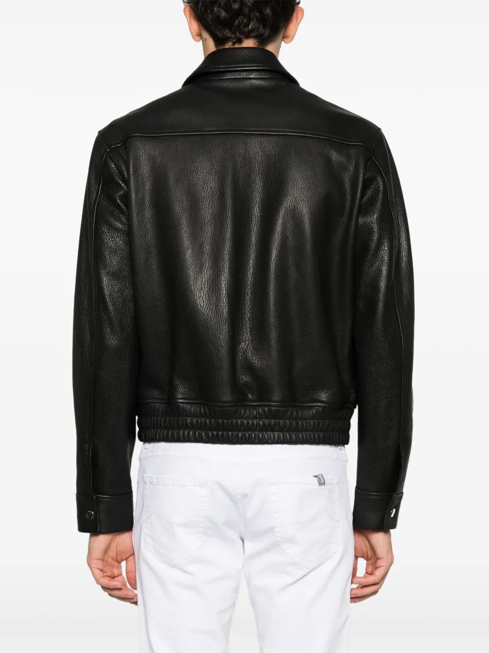 Amiri o1h1sh10525 Starburst Leather Blouson Jacket in Black Size US L / EU 52-54 / 3 - 4 Thumbnail
