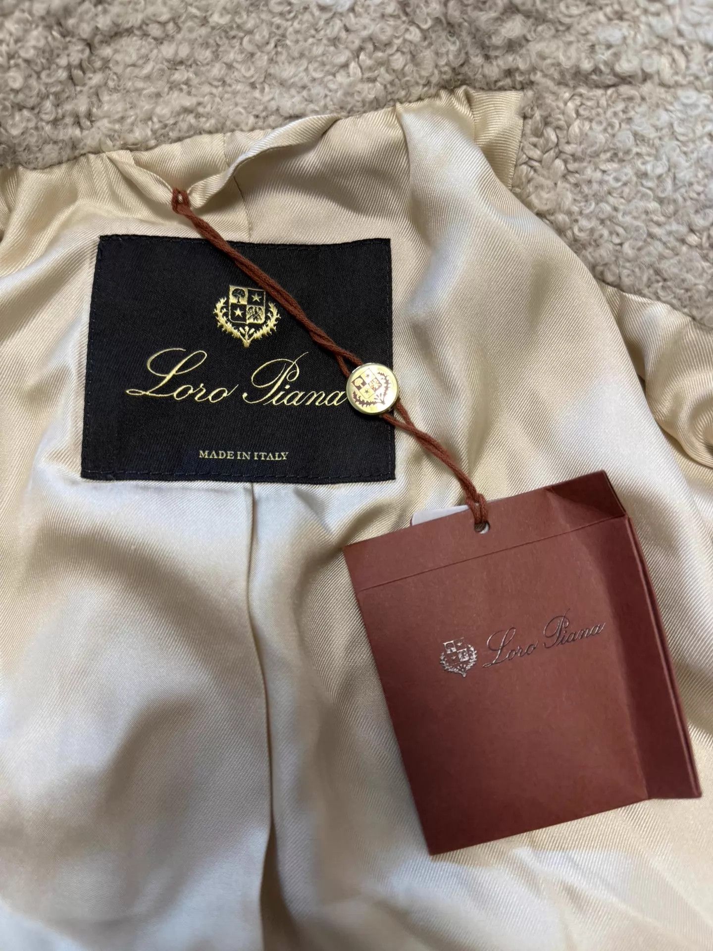 Loro Piana Loro Piana Alpaca Blend Short Jacket Beige 38 Size XS / US 0-2 / IT 36-38 - 6 Thumbnail