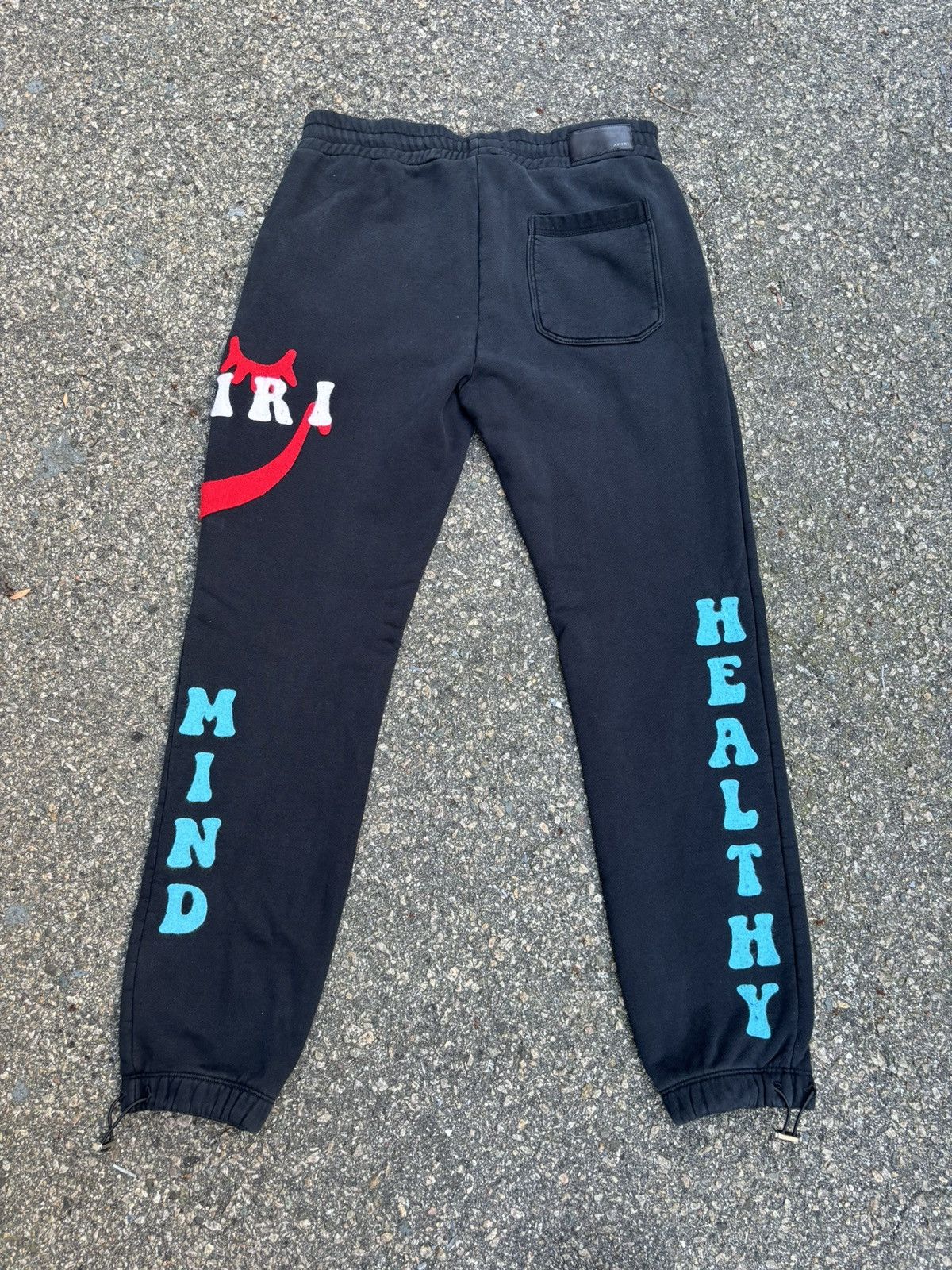 Amiri $2700 Black Healthy Body Patch Sweatsuit Size US L / EU 52-54 / 3 - 7 Thumbnail