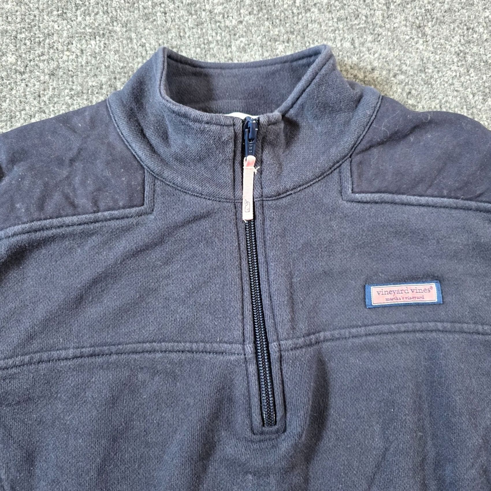 Vineyard Vines Vineyard Vines Sweater Womens Size Medium Blue 1/4 Zip Long Sleeve Casual Preppy Size M / US 6-8 / IT 42-44 - 2 Thumbnail