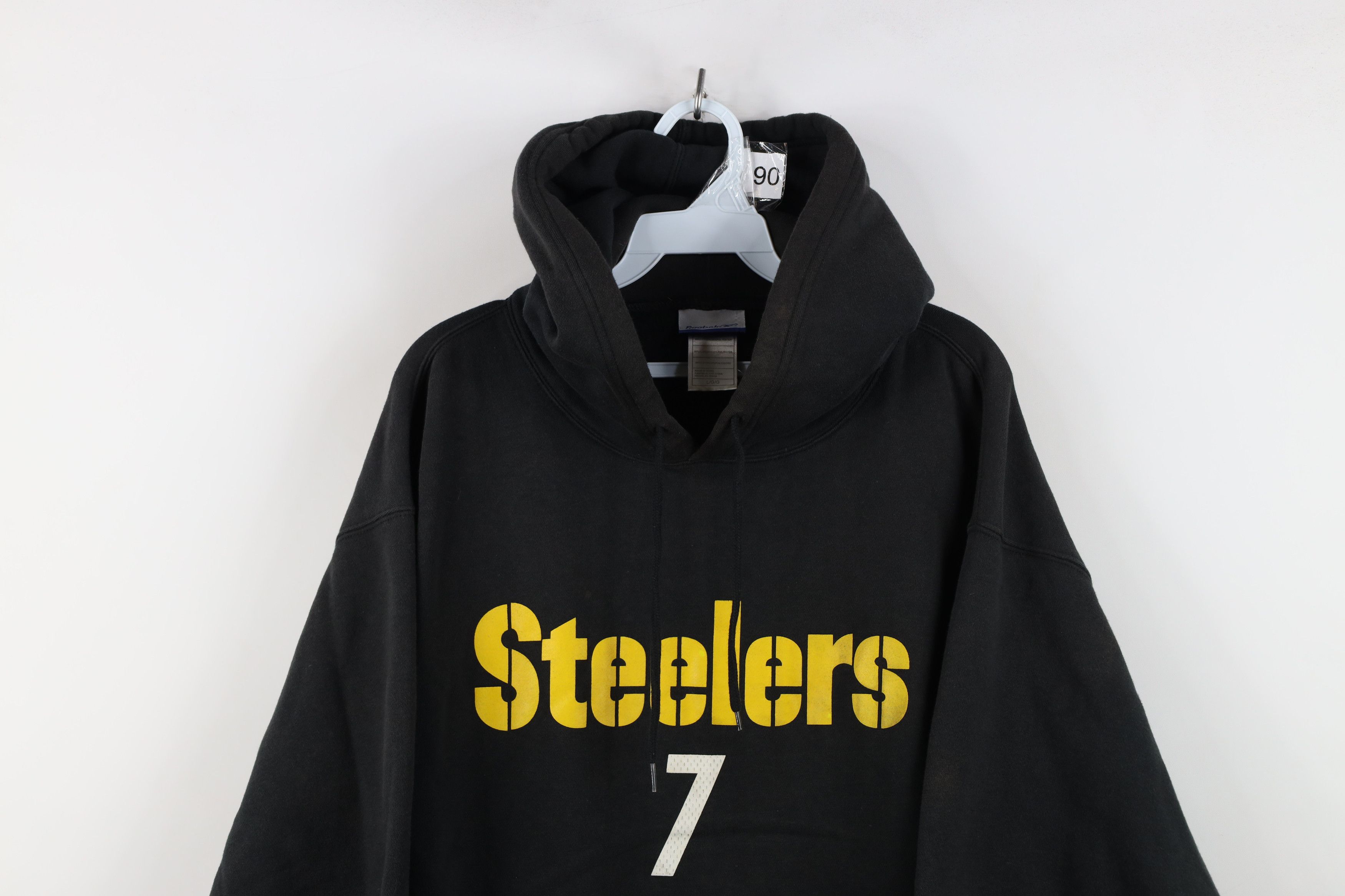 Reebok Vintage Reebok Roethlisberger Pittsburgh Steelers Hoodie Size US L / EU 52-54 / 3 - 2 Thumbnail