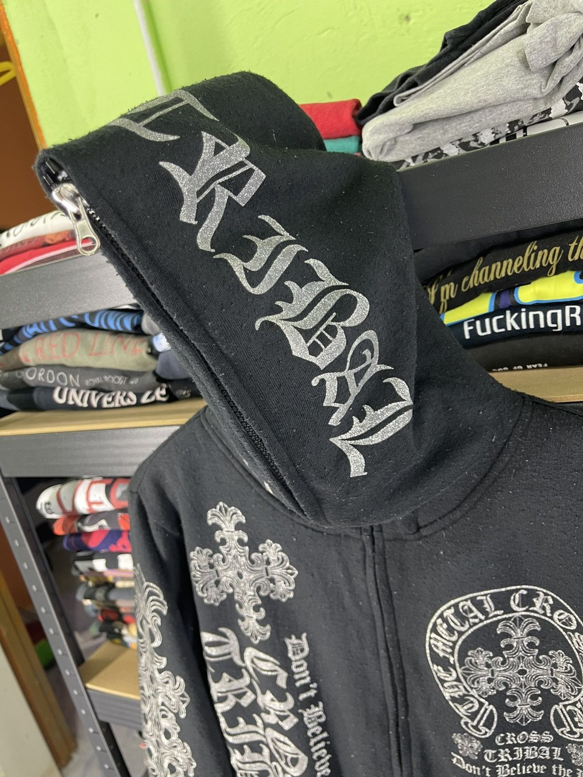 Clash Ahead Vintage Clash Ahead Graphic inspired by Chrome Hearts Hoodie Size US M / EU 48-50 / 2 - 8 Thumbnail