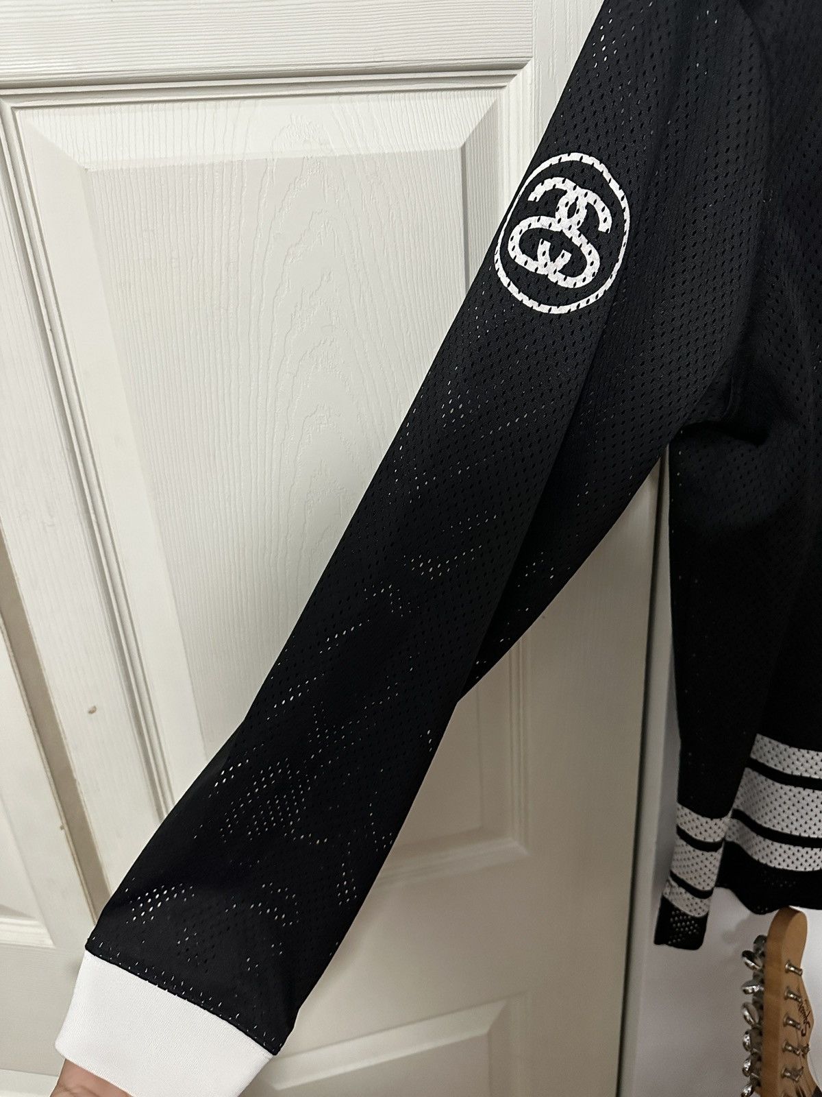 Stussy Stussy Mens Black Mesh Jersey All City Champion Large #80 Size US XL / EU 56 / 4 - 6 Thumbnail