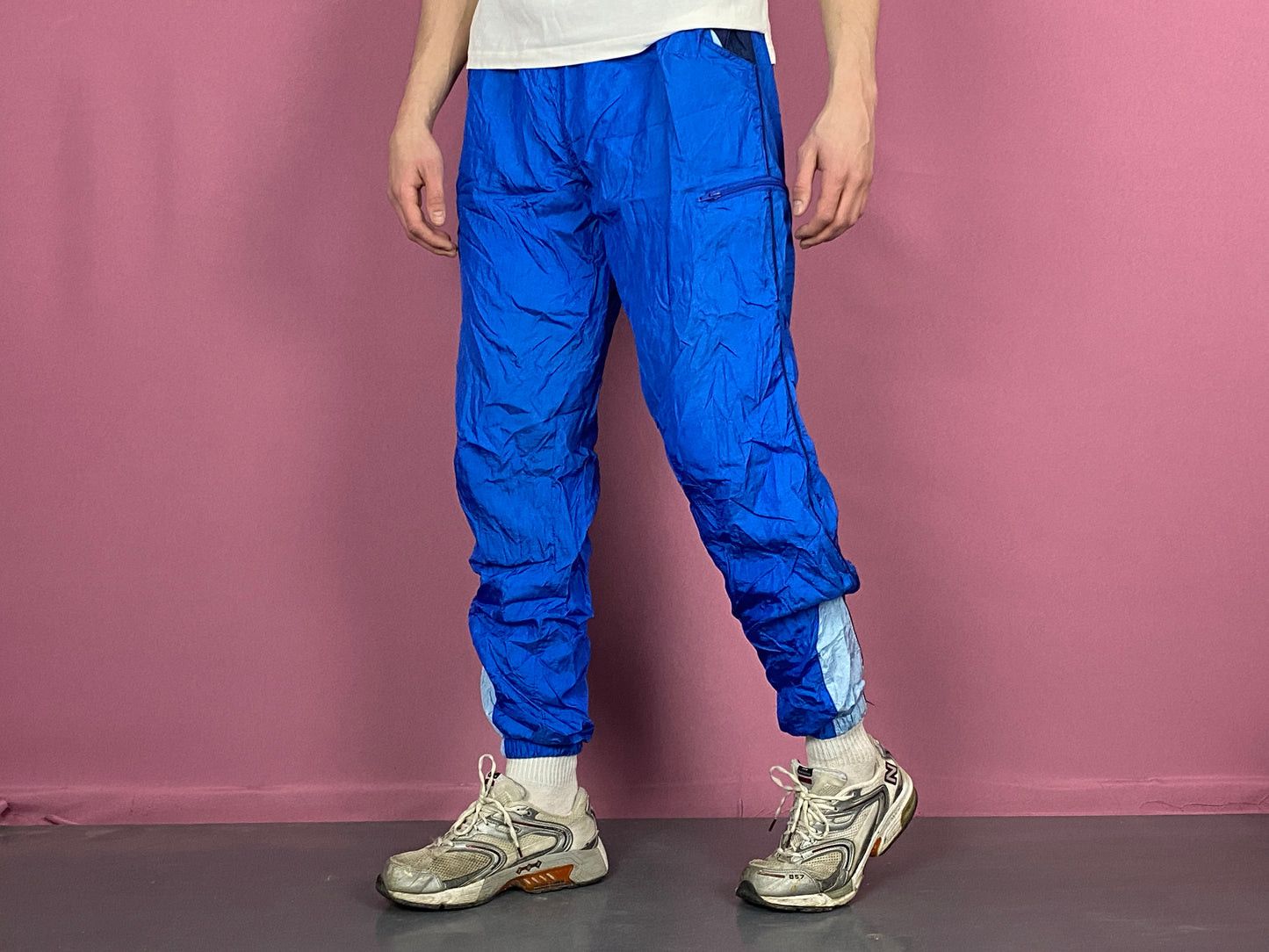 Vintage 90s Big Wave Vintage Men's Track Pants - M Size US 36 / EU 52 - 3 Thumbnail