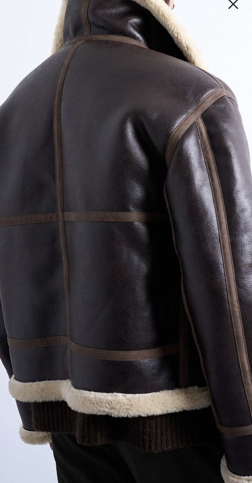 Topman Faux Shearling Jacket Size US M / EU 48-50 / 2 - 3 Thumbnail