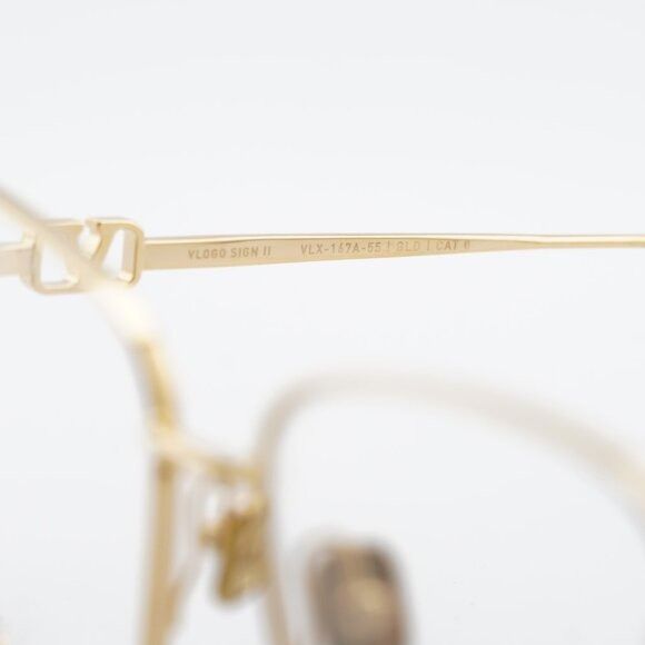 Valentino Valentino V-LOGO SIGN II VLX-167A Eyeglasses Gold 55mm Size ONE SIZE - 7 Thumbnail