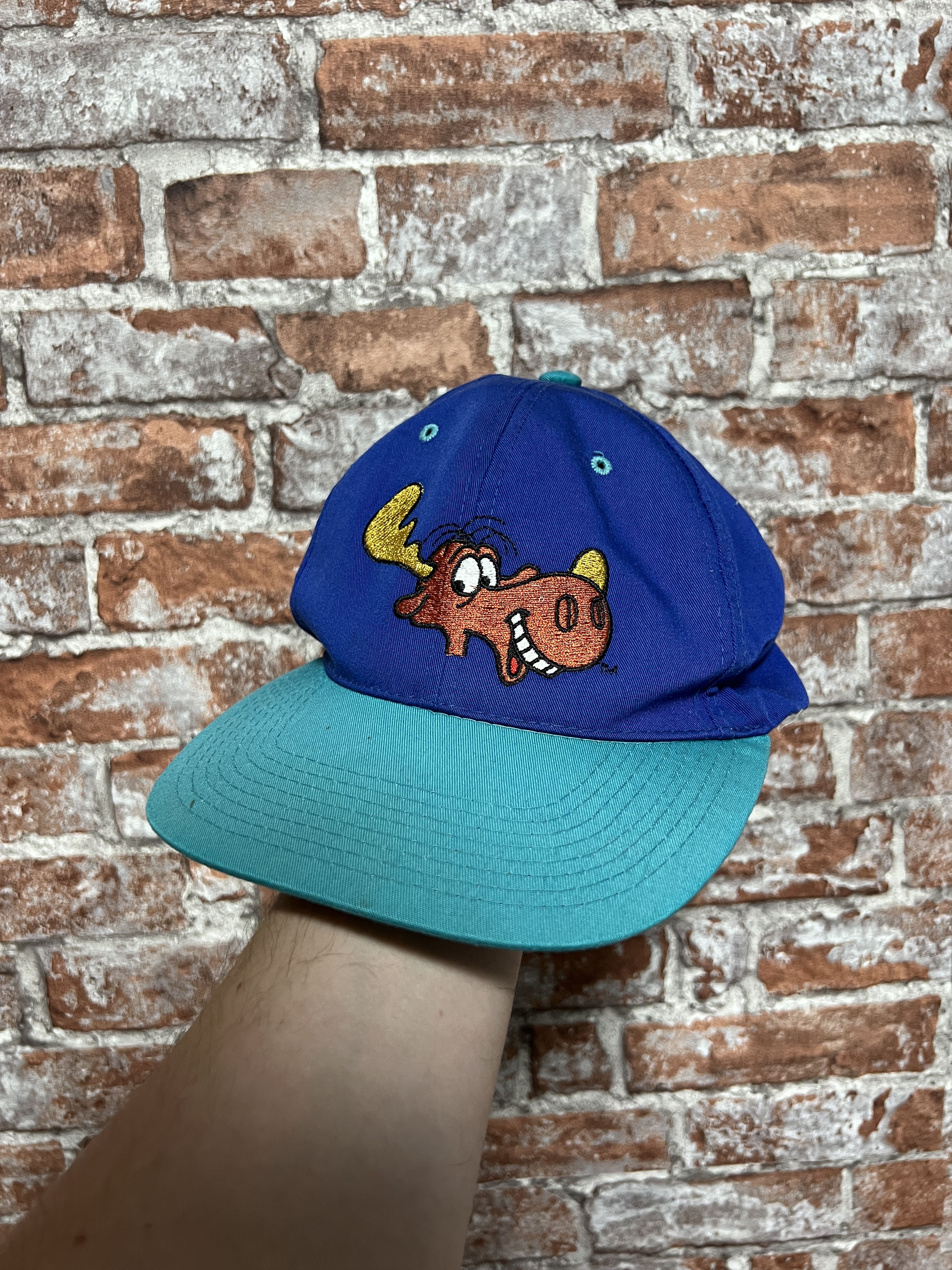 Cartoon Network Vintage 1993 Rocky and Bullwinkle Cartoon Movie Cap Size ONE SIZE - 1 Thumbnail