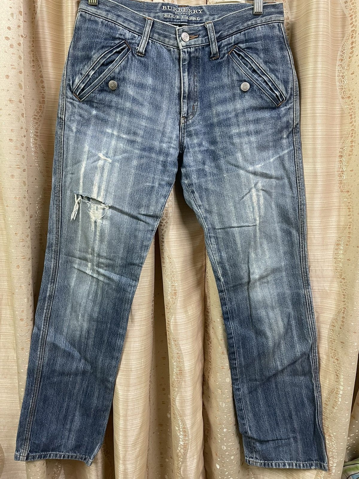Burberry Burberry Distressed Jeans Size US 31 - 2 Thumbnail