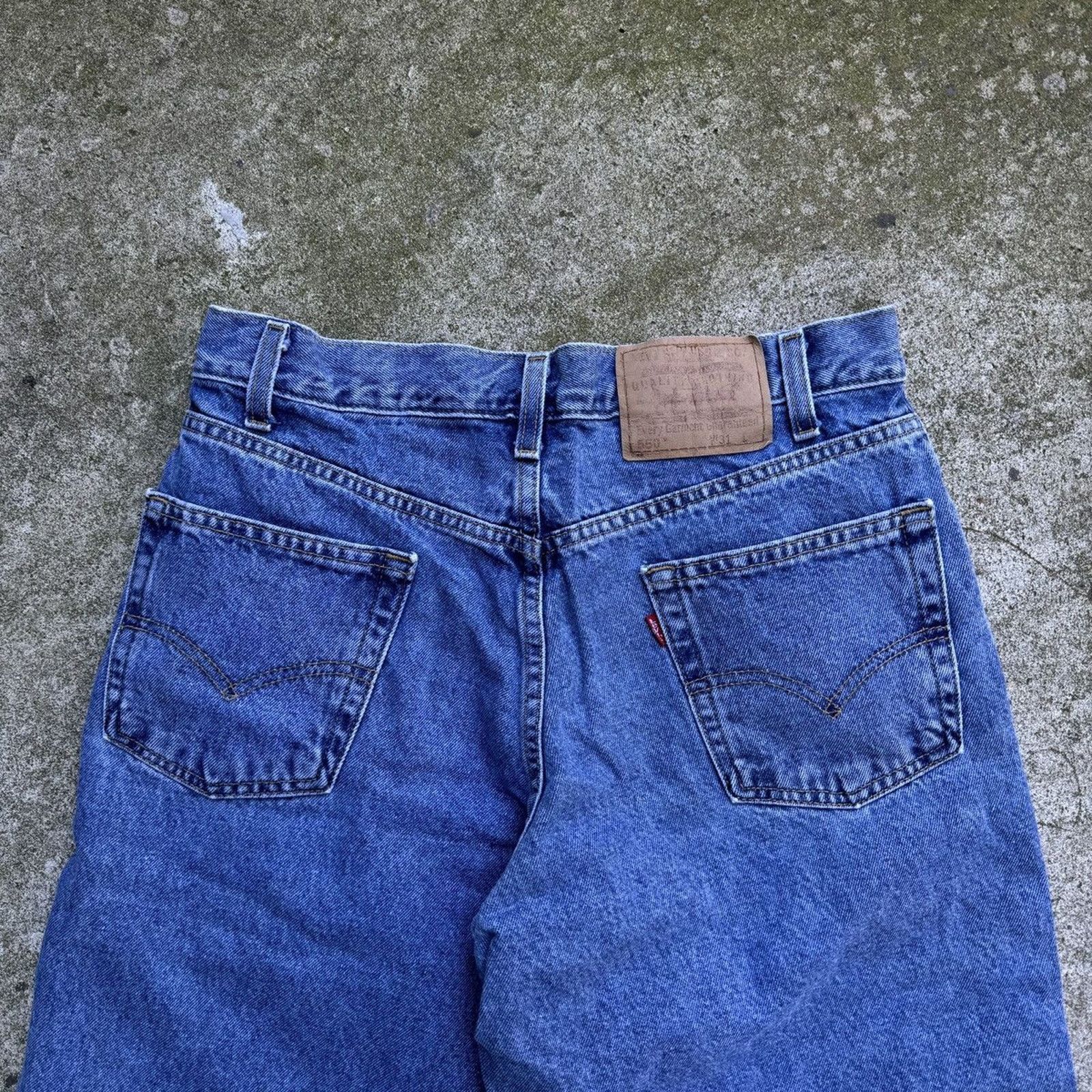 Levi's Vintage Levi's 560 Baggy Relaxed Fit Denim Jean Shorts Size US 31 - 6 Thumbnail
