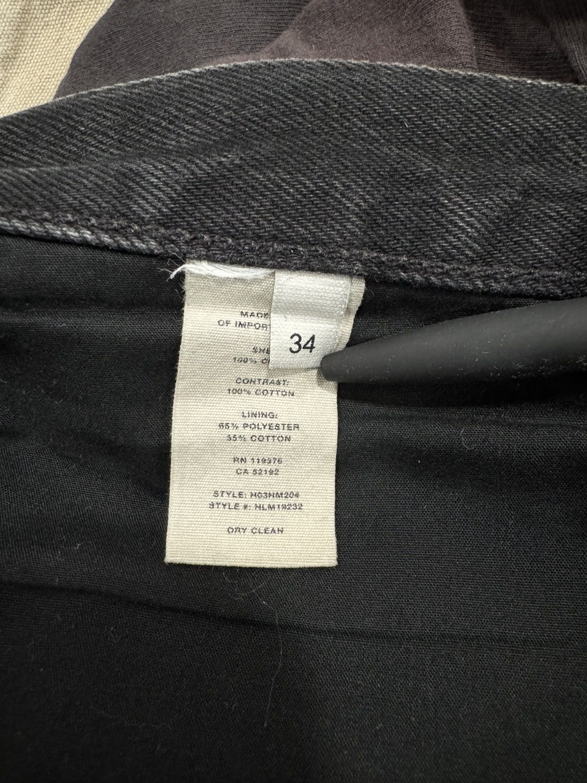 Helmut Lang × Travis Scott Helmut Lang X Travis Scott Cowboy Denim Size US 34 / EU 50 - 4 Thumbnail